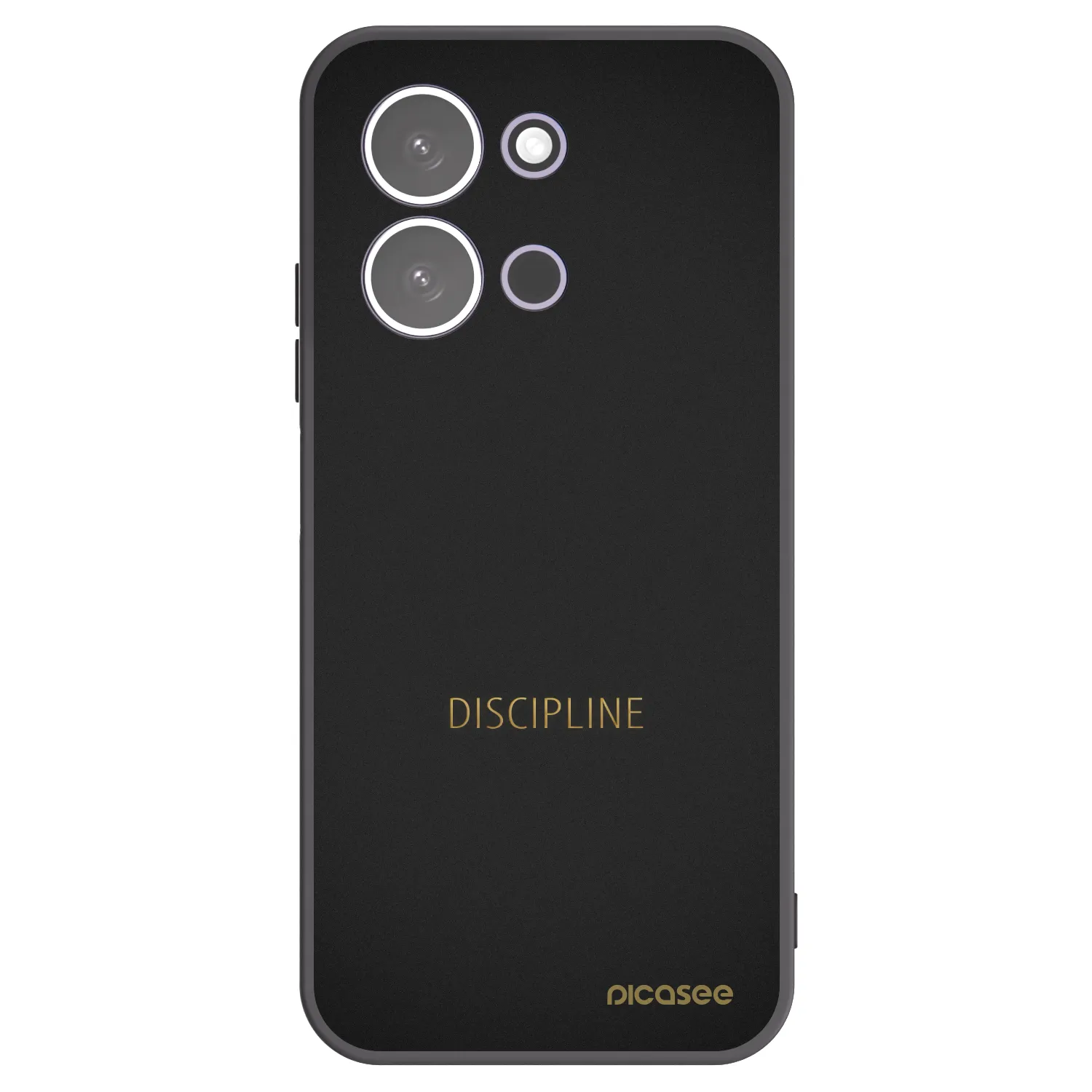 Silikónový čierny obal pre Xiaomi Redmi 15C 5G - Discipline
