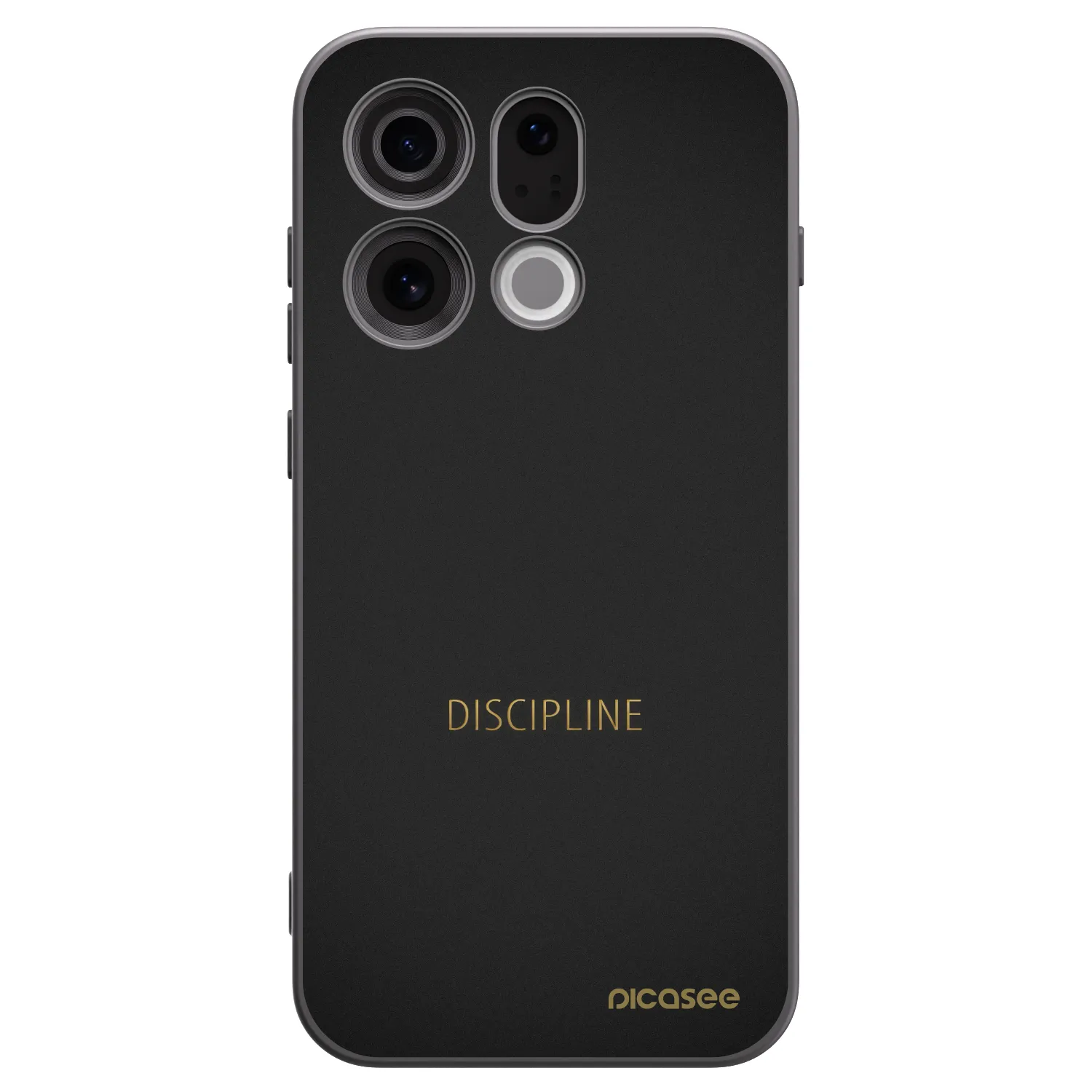 Picasee silikónový čierny obal pre OPPO Find X9 - Discipline