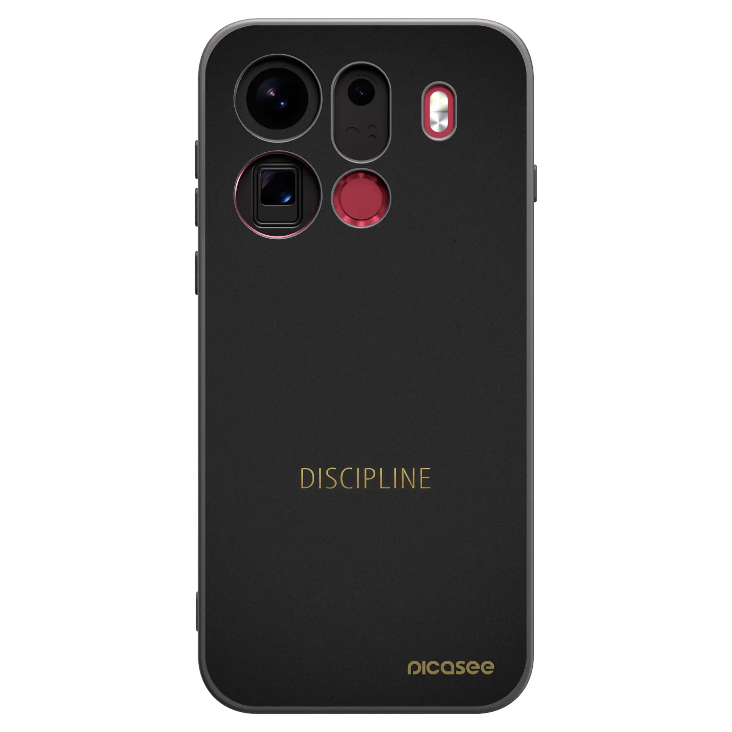 Picasee silikónový čierny obal pre OPPO Find X9 Pro - Discipline