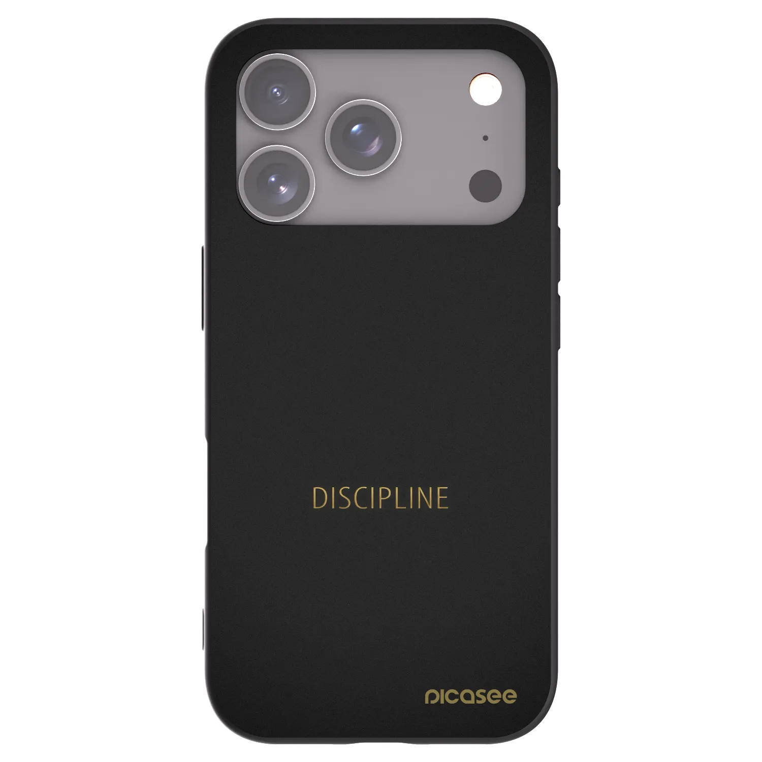 Picasee silikónový čierny obal pre Apple iPhone 18 Pro - Discipline