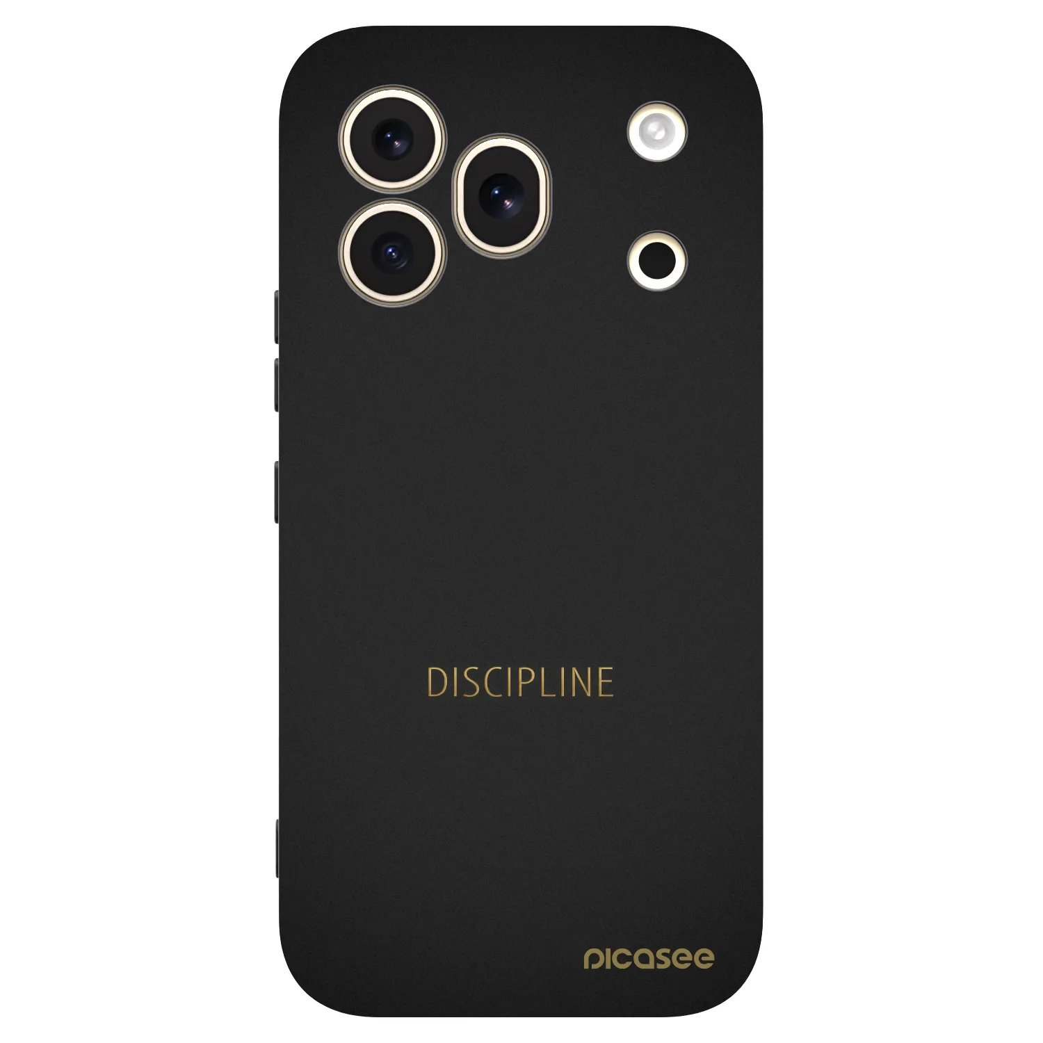 Picasee silikónový čierny obal pre Honor 600 Pro - Discipline