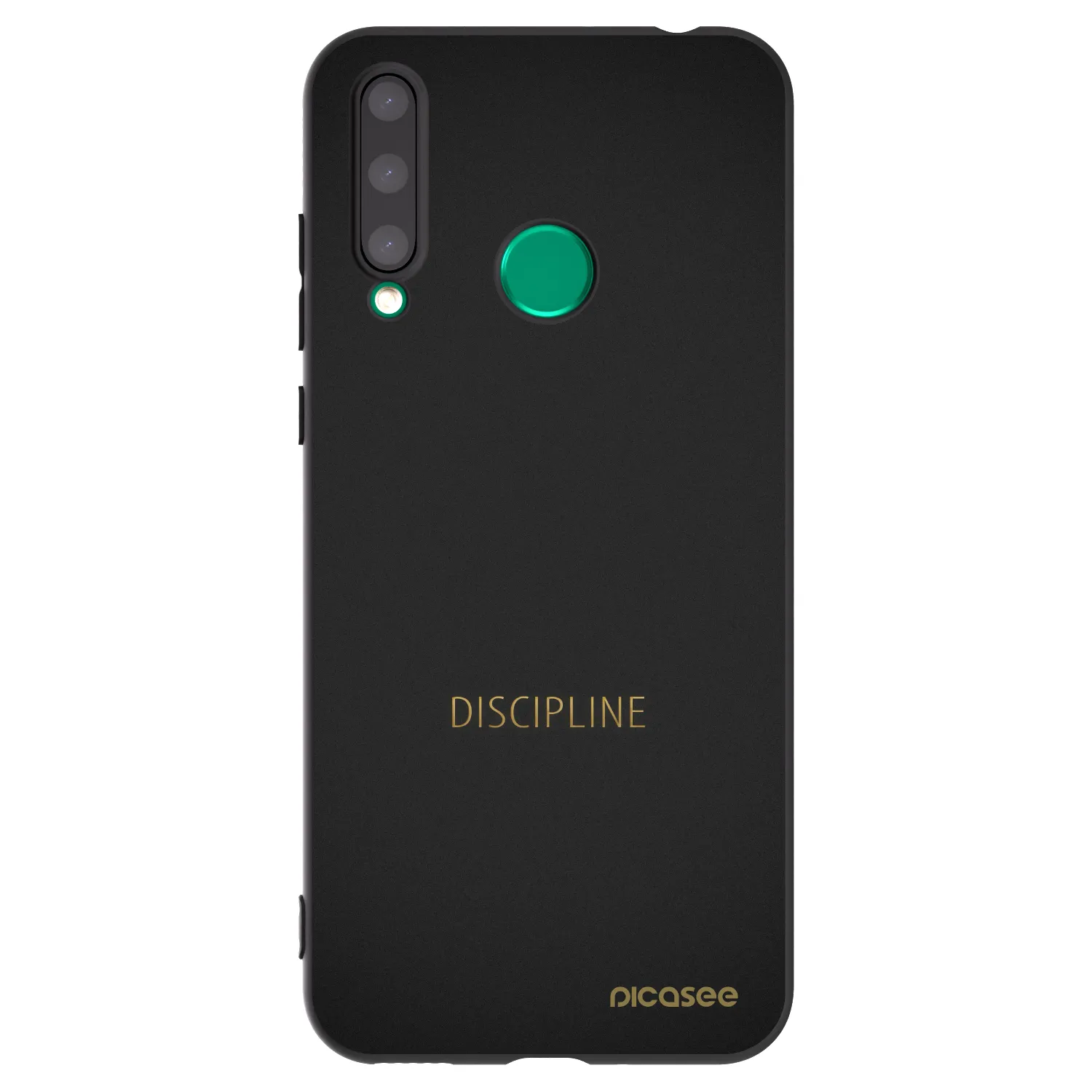 Picasee silikónový čierny obal pre Honor 20 Lite - Discipline