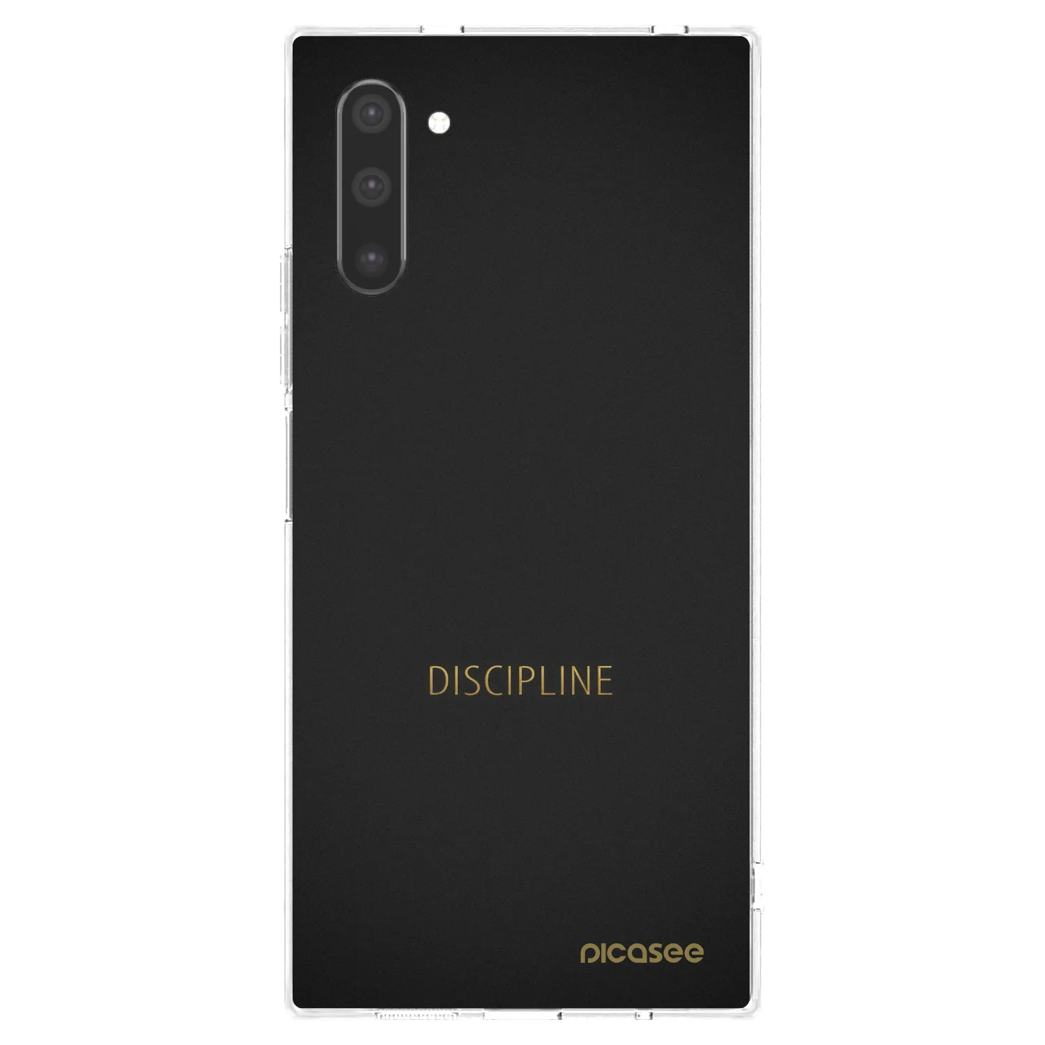 Picasee silikónový prehľadný obal pre Samsung Galaxy Note 10 N970F - Discipline