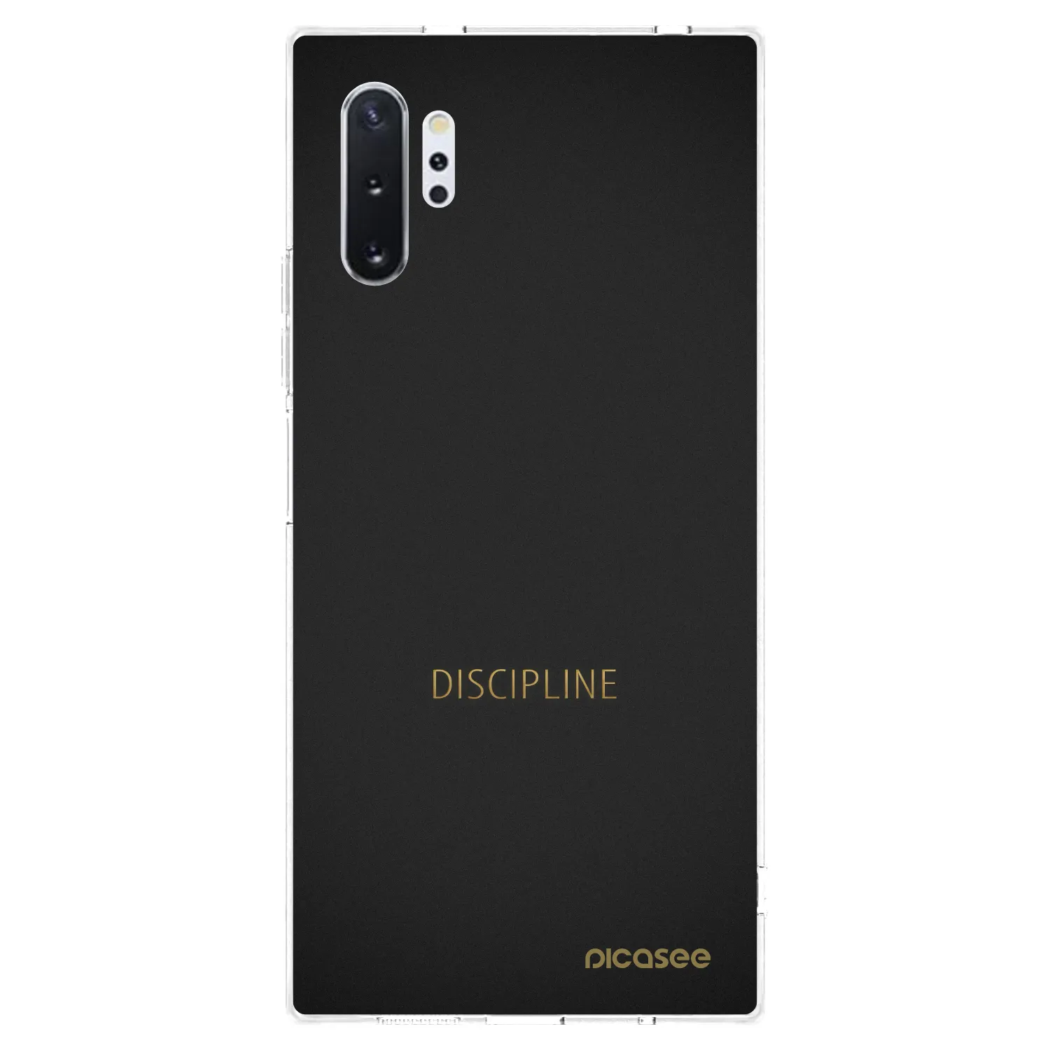 Picasee silikónový prehľadný obal pre Samsung Galaxy Note 10+ N975F - Discipline