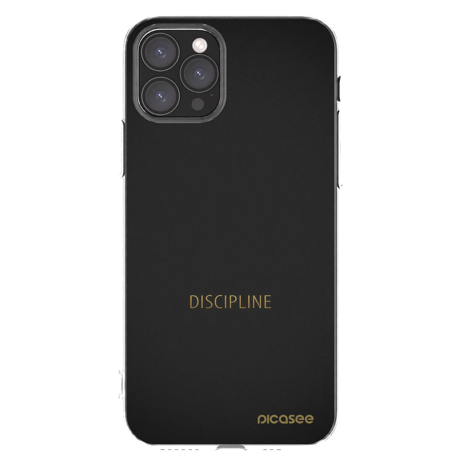 Silikónový prehľadný obal pre Apple iPhone 11 Pro - Discipline