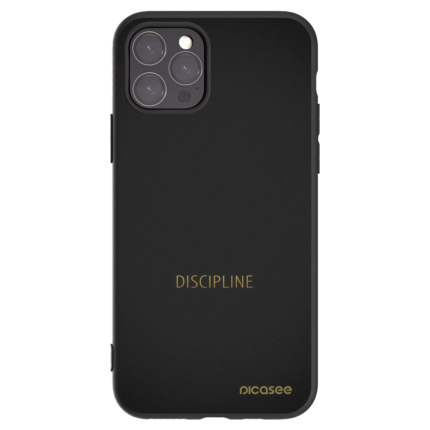 Silikónový čierny obal pre Apple iPhone 11 Pro - Discipline