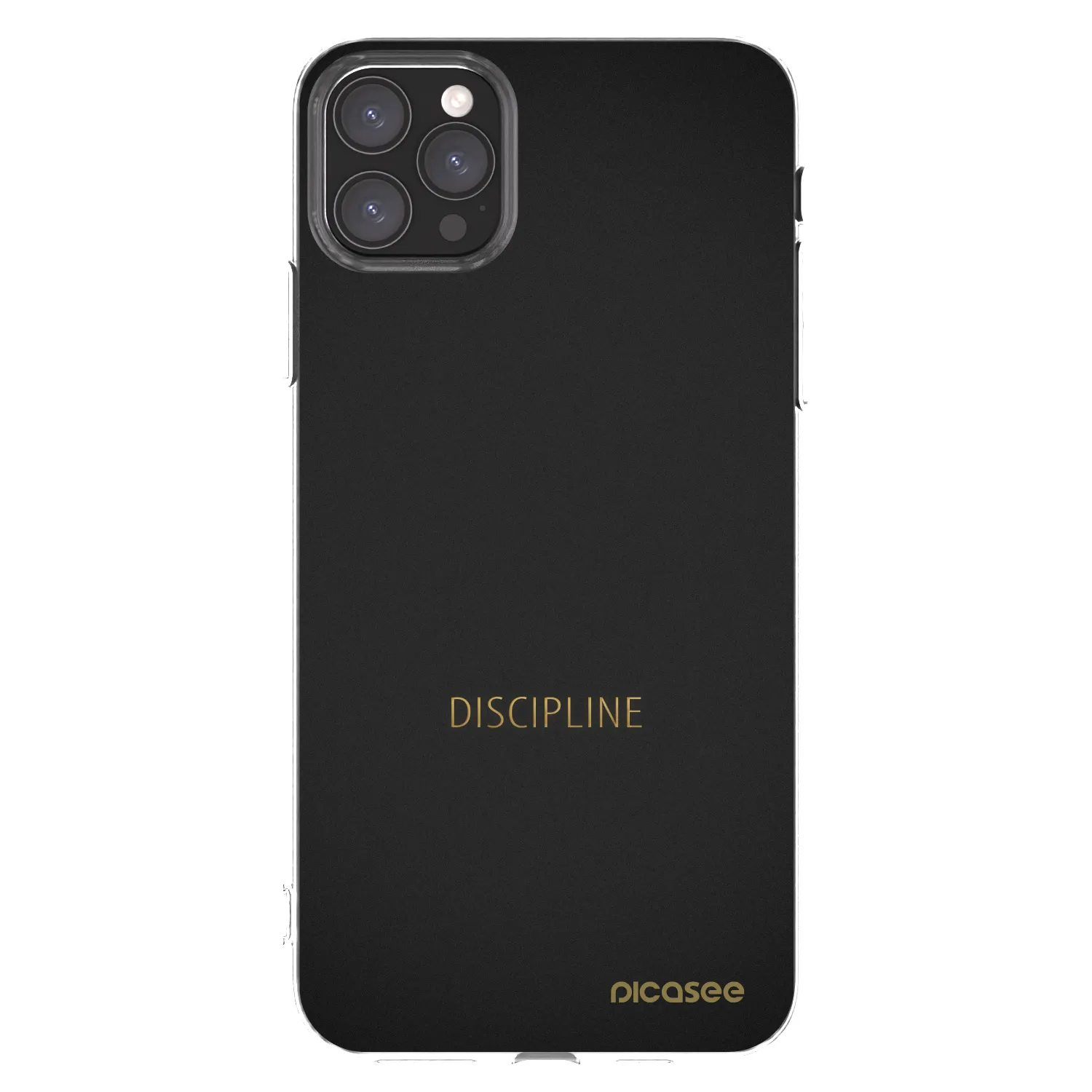 Silikónový prehľadný obal pre Apple iPhone 11 Pro Max - Discipline