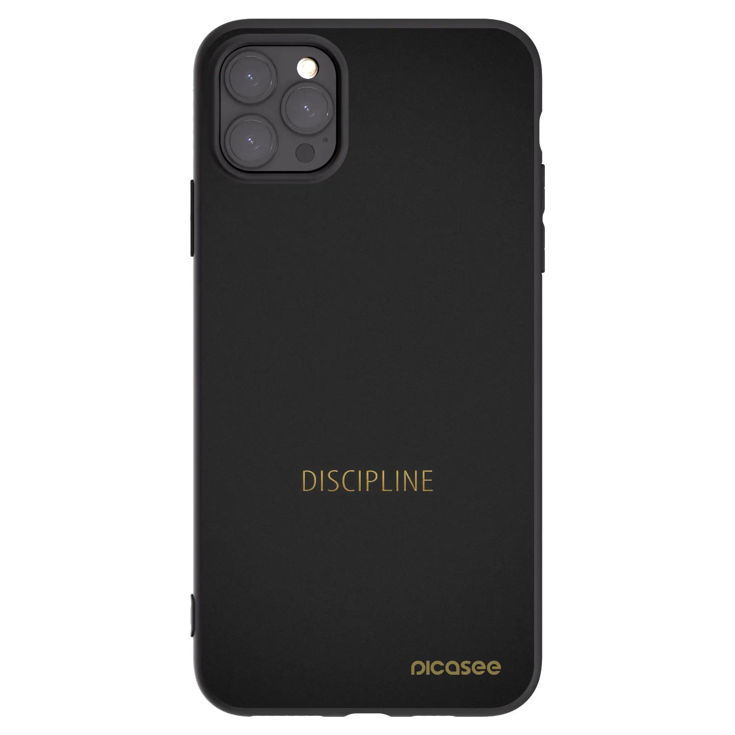 Silikónový čierny obal pre Apple iPhone 11 Pro Max - Discipline
