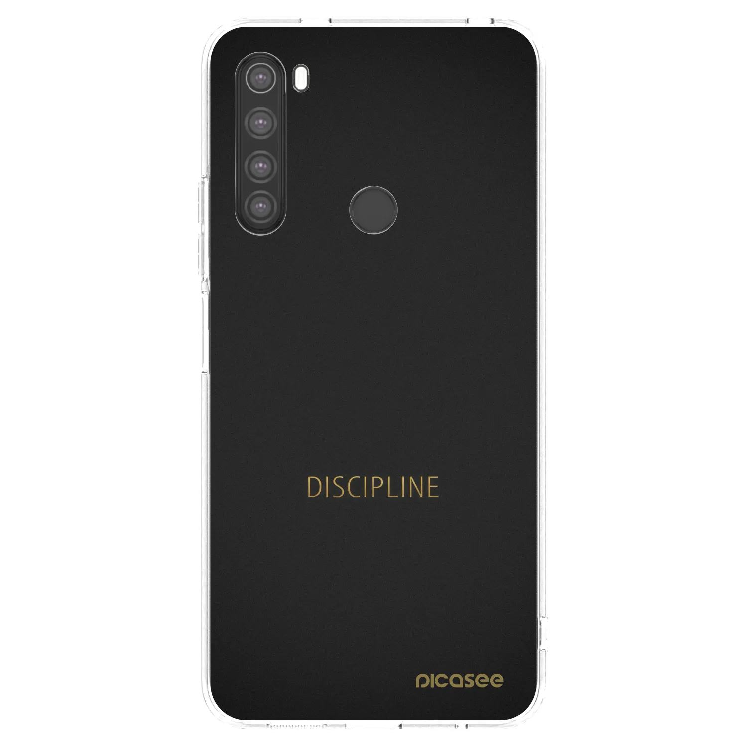 Silikónový prehľadný obal pre Xiaomi Redmi Note 8 - Discipline