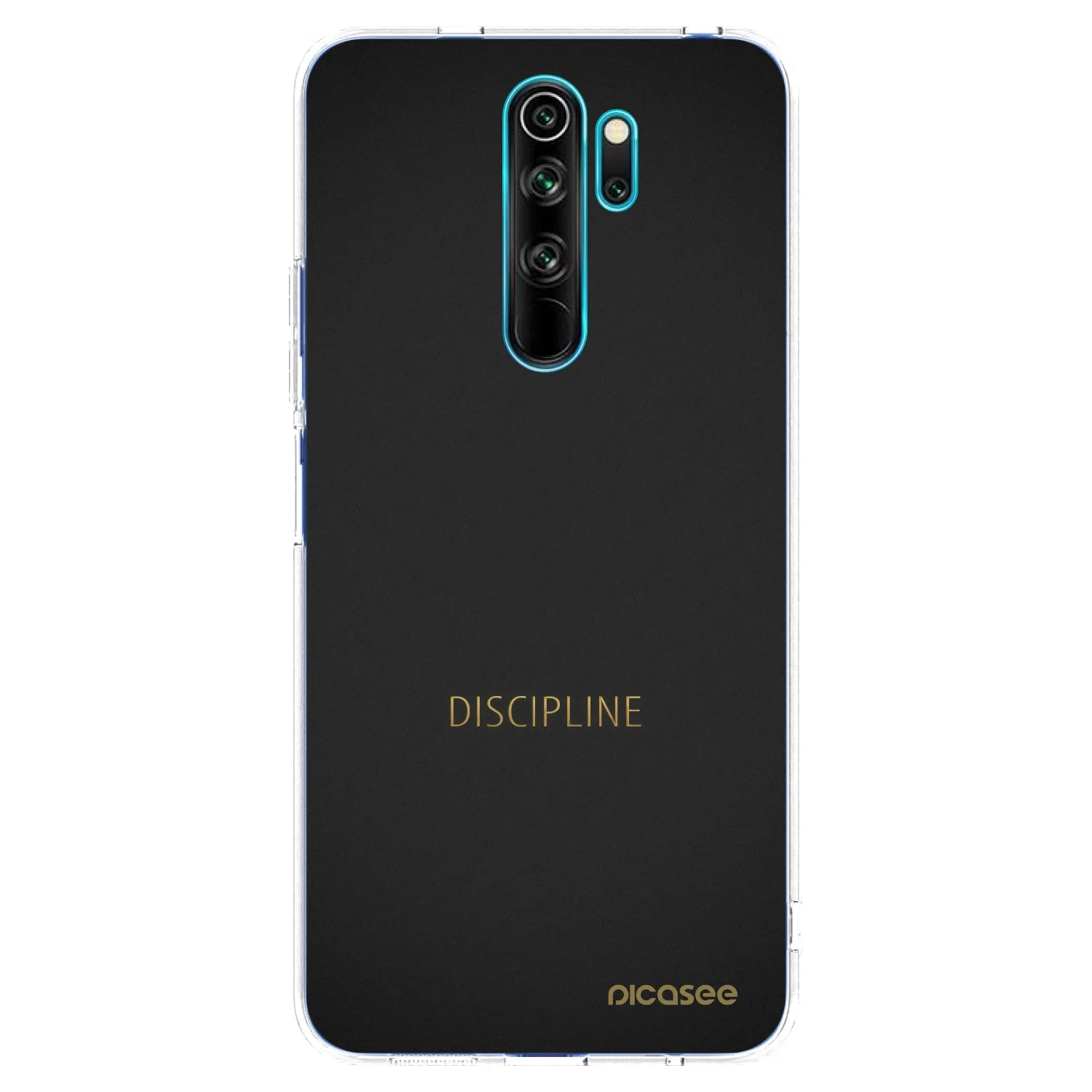 Silikónový prehľadný obal pre Xiaomi Redmi Note 8 Pro - Discipline