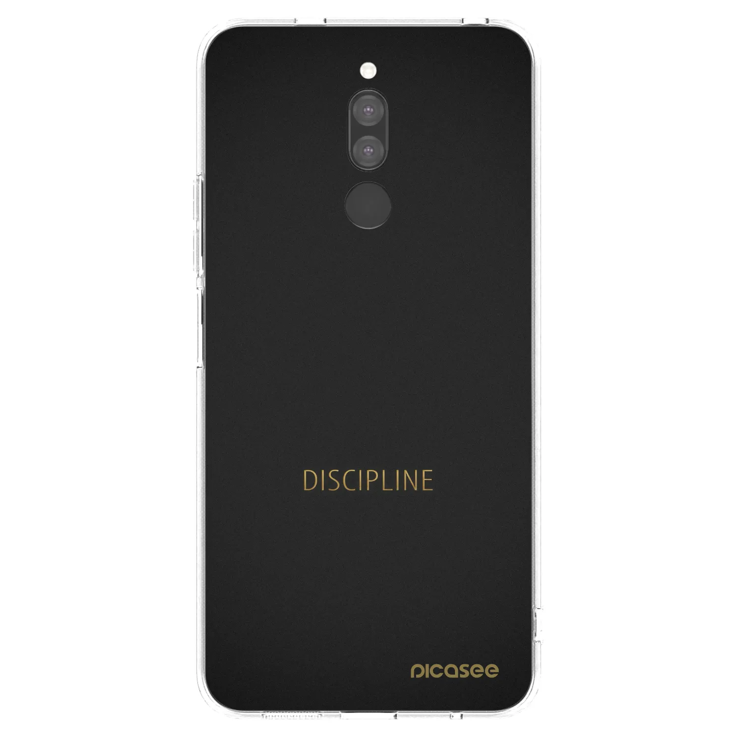 Silikónový prehľadný obal pre Xiaomi Redmi 8 - Discipline