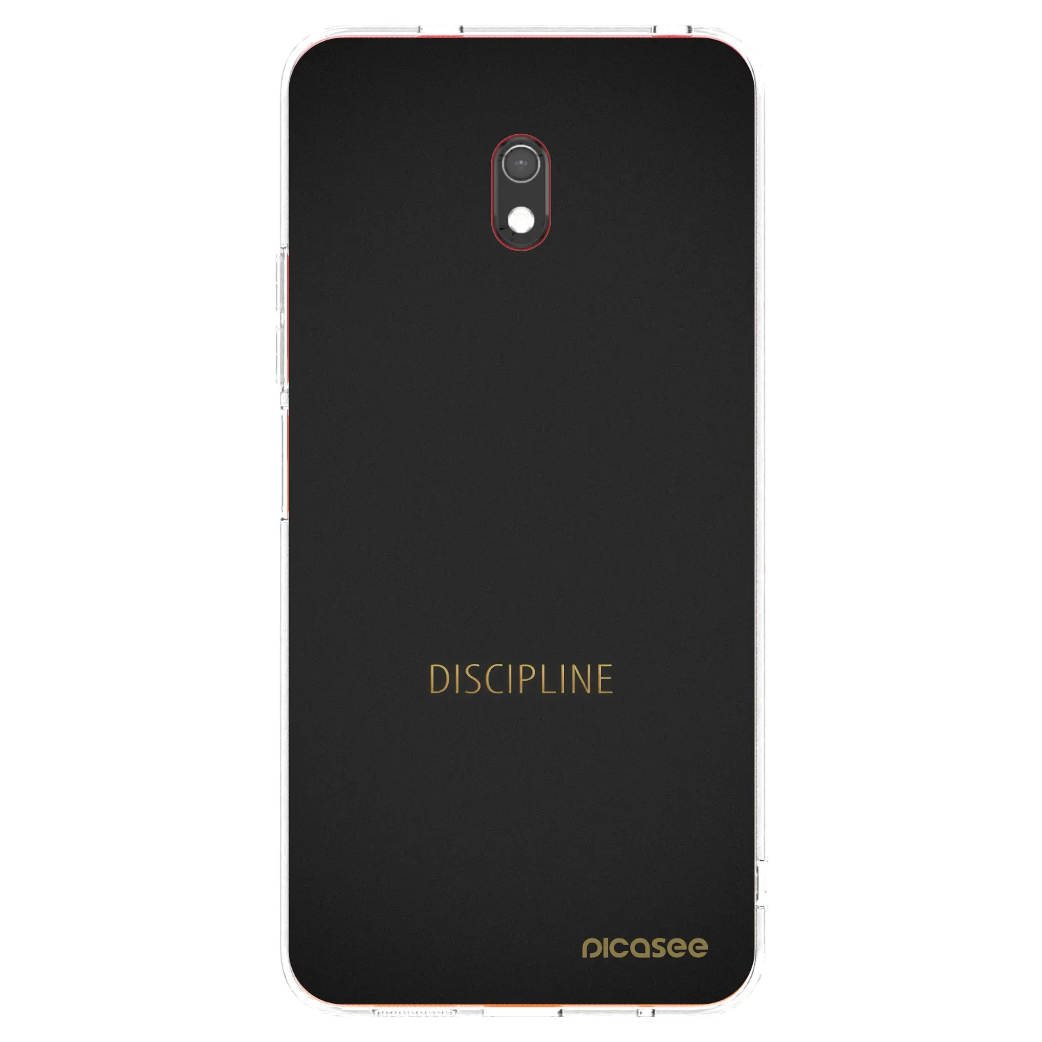 Silikónový prehľadný obal pre Xiaomi Redmi 8A - Discipline