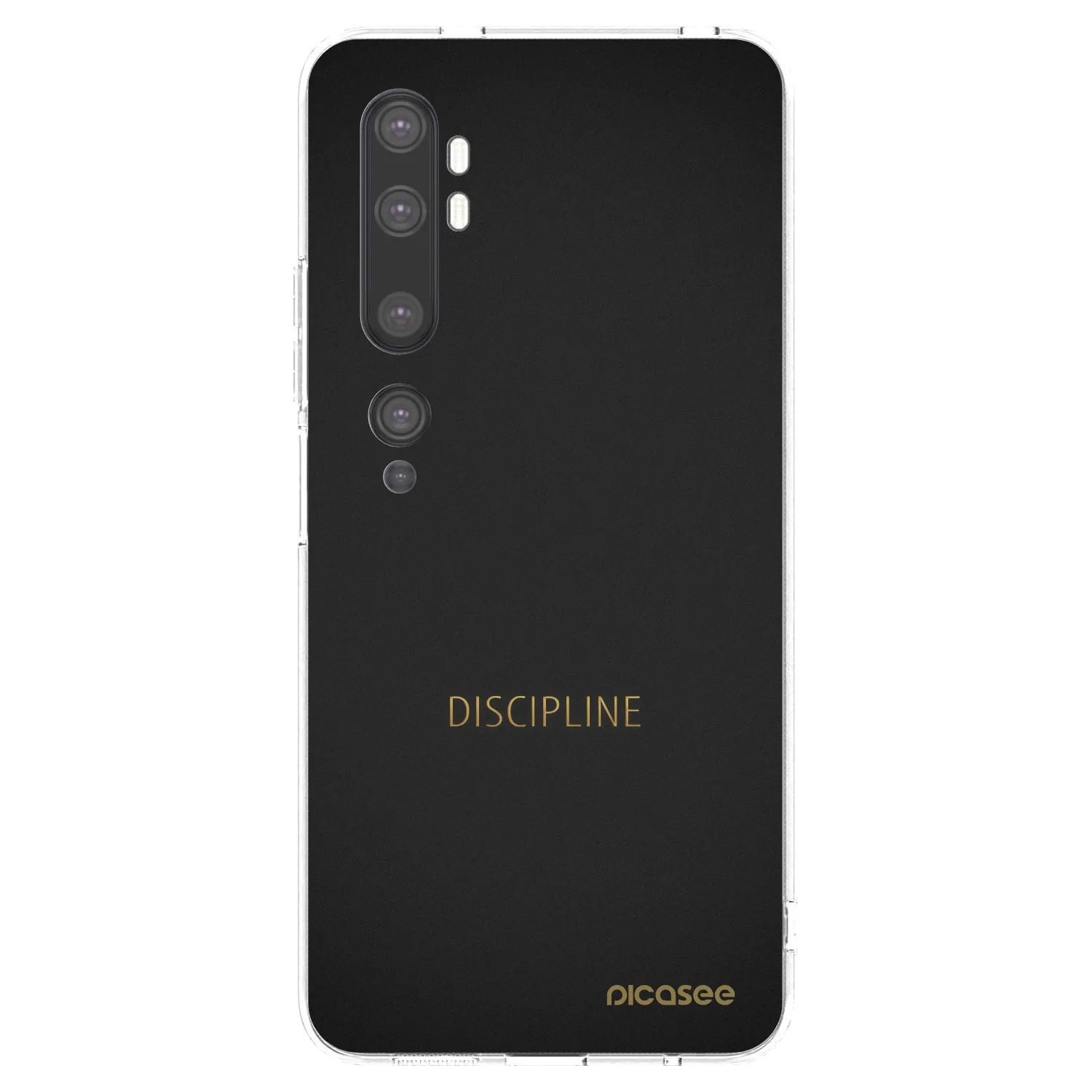 Silikónový prehľadný obal pre Xiaomi Mi Note 10 (Pro) - Discipline