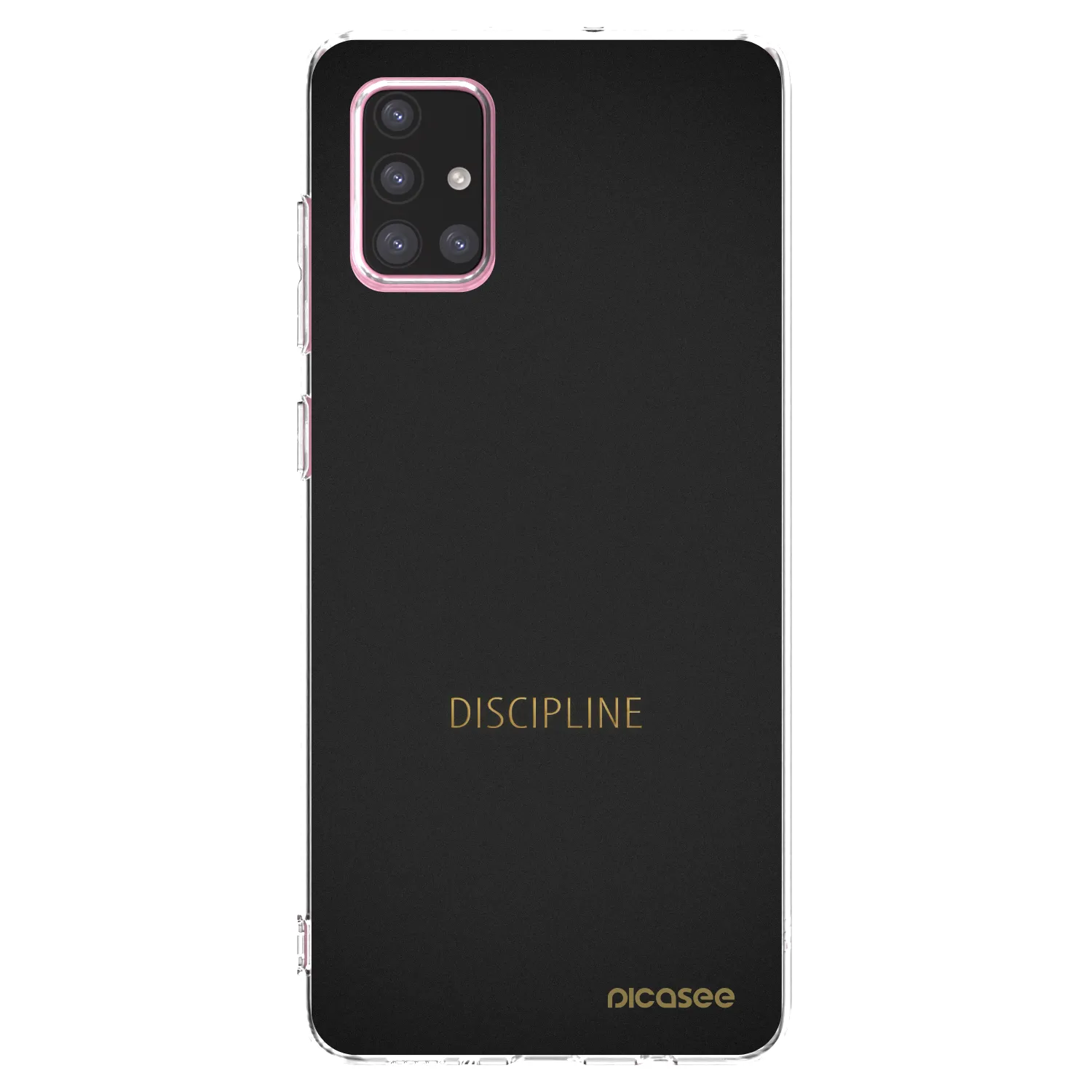 Silikónový prehľadný obal pre Samsung Galaxy A71 A715F - Discipline