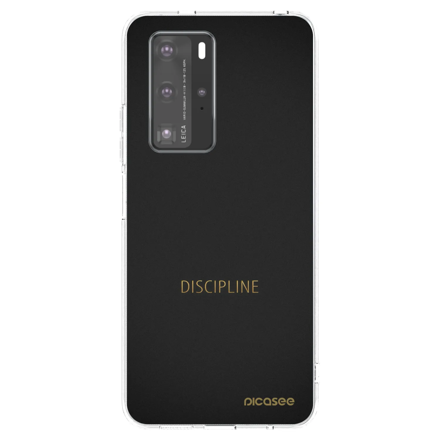 Silikónový prehľadný obal pre Huawei P40 Pro - Discipline