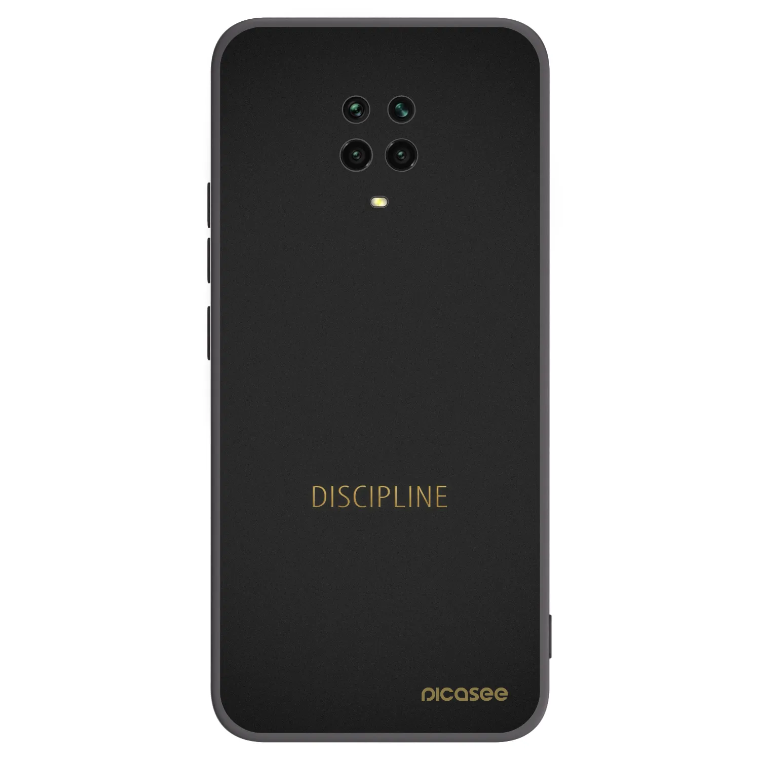 Silikónový čierny obal pre Xiaomi Redmi Note 9 Pro - Discipline