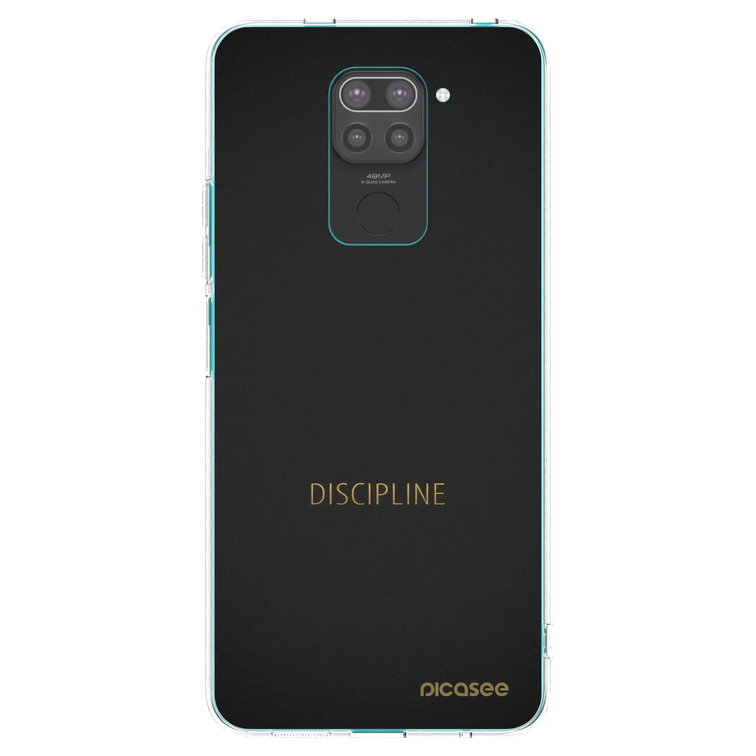 Picasee silikónový čierny obal pre Xiaomi Redmi Note 9 - Discipline
