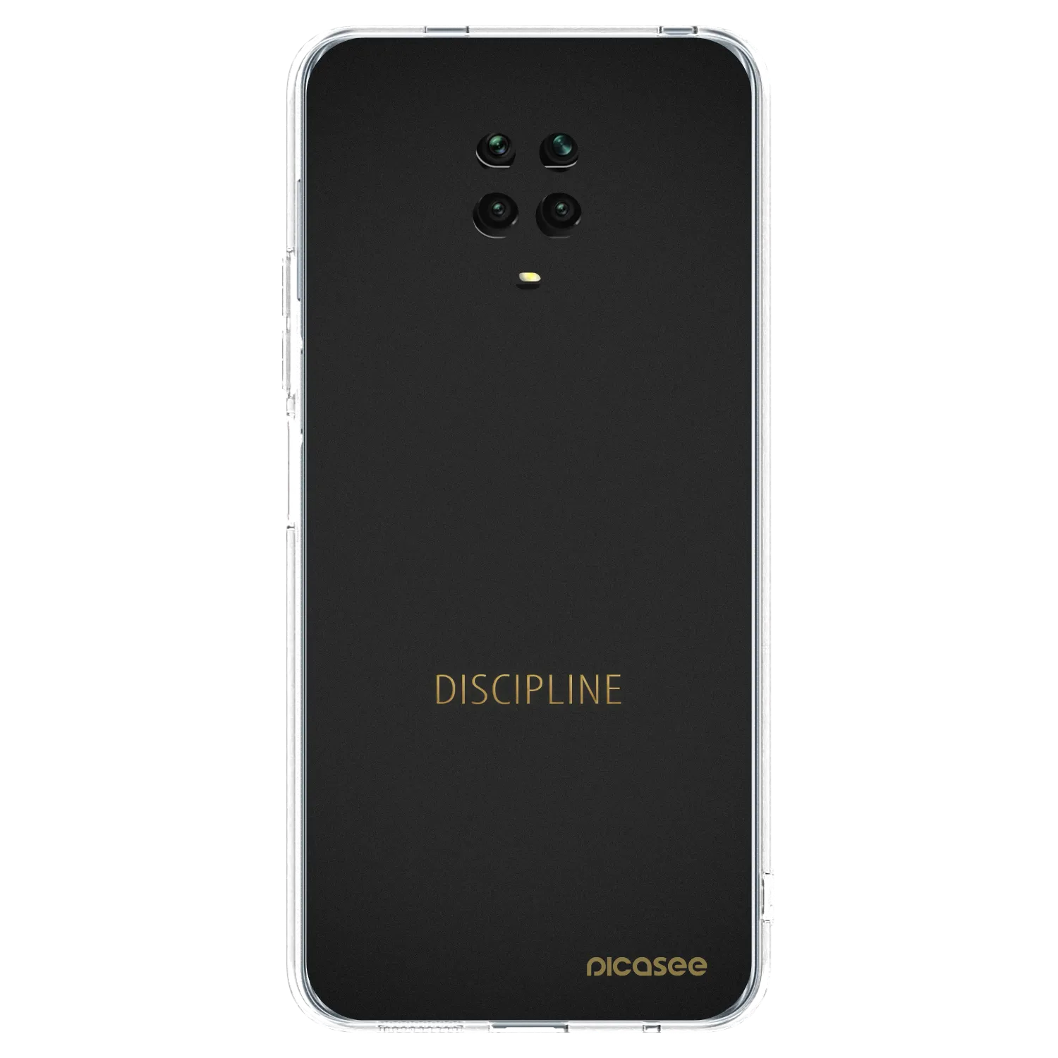 Silikónový prehľadný obal pre Xiaomi Redmi Note 9S - Discipline