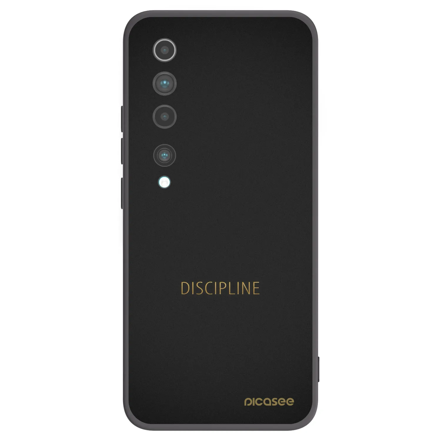Picasee silikónový čierny obal pre Xiaomi Mi 10 - Discipline