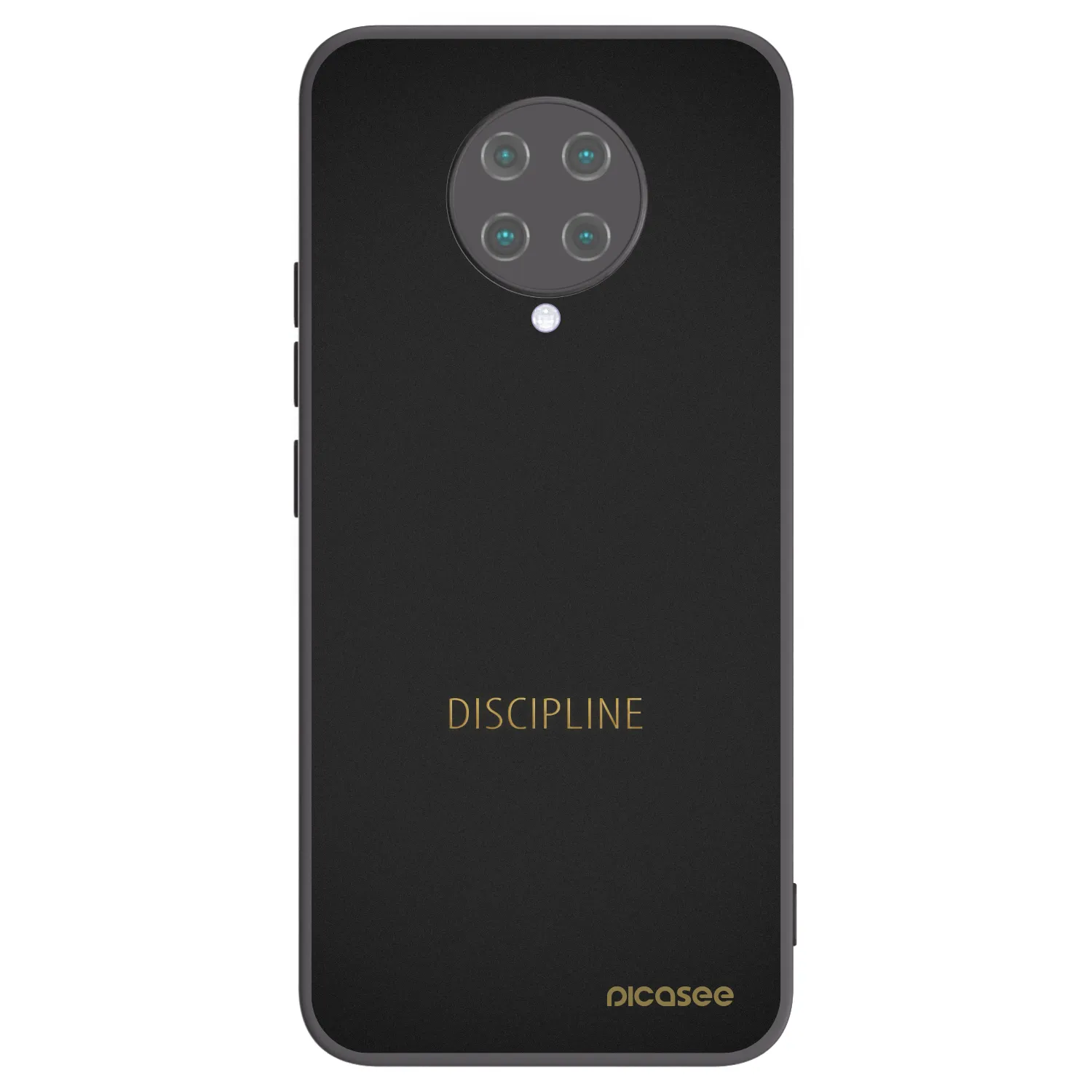 Picasee silikónový čierny obal pre Xiaomi Poco F2 Pro - Discipline