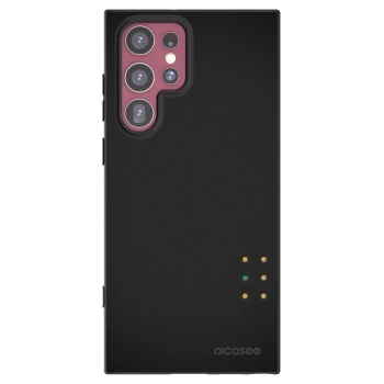 Picasee silikónový čierny obal pre Samsung Galaxy S22 Ultra 5G - Pulse