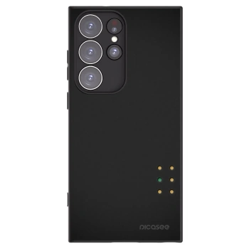 Picasee silikónový čierny obal pre Samsung Galaxy S23 Ultra 5G - Pulse