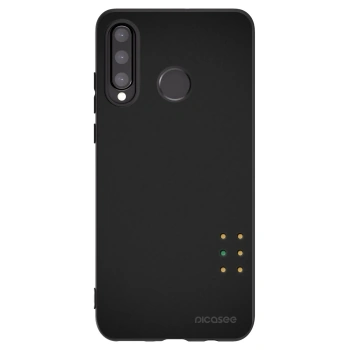 Picasee silikónový čierny obal pre Huawei P30 Lite - Pulse