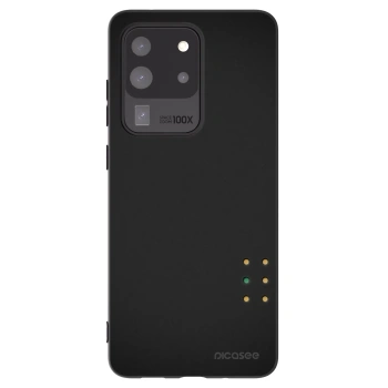 Picasee silikónový čierny obal pre Samsung Galaxy S20 Ultra 5G G988F - Pulse