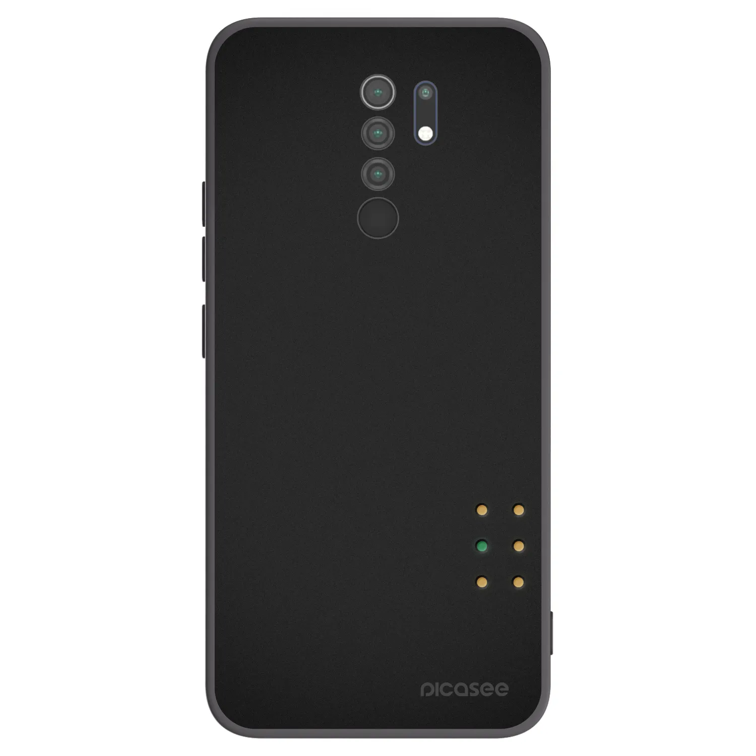 Picasee silikónový čierny obal pre Xiaomi Redmi 9 - Pulse