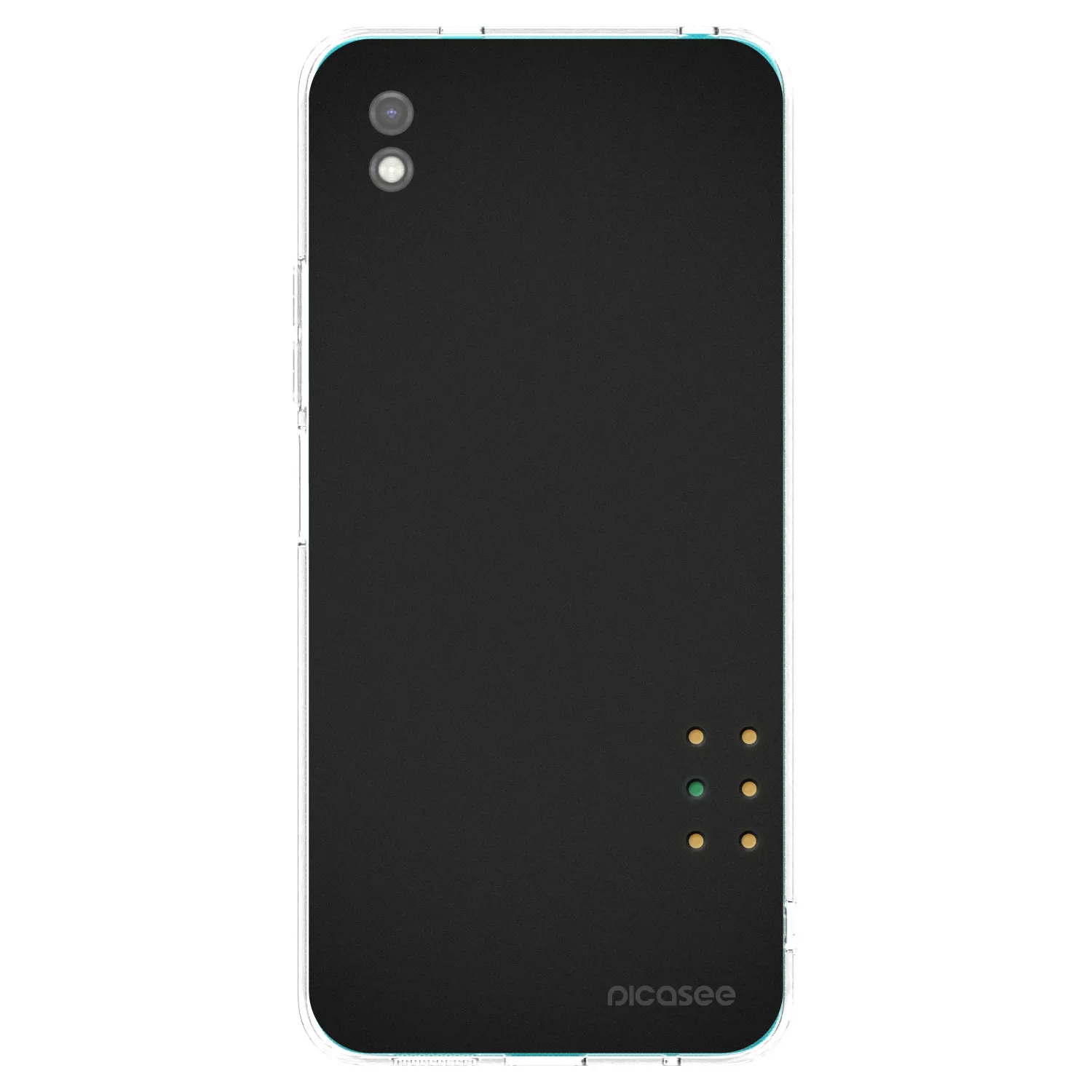 Picasee silikónový čierny obal pre Xiaomi Redmi 9A - Pulse