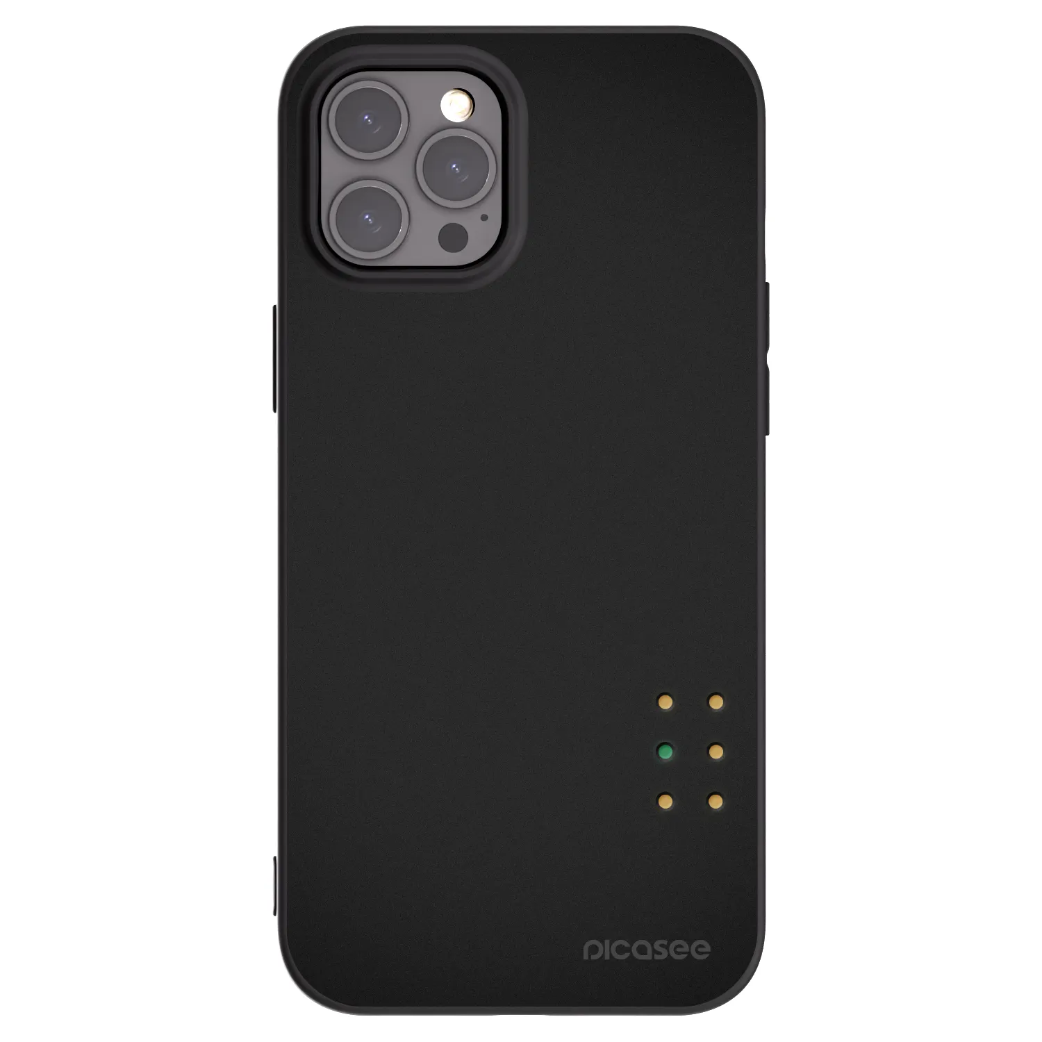 Silikónový čierny obal pre Apple iPhone 12 Pro Max - Pulse