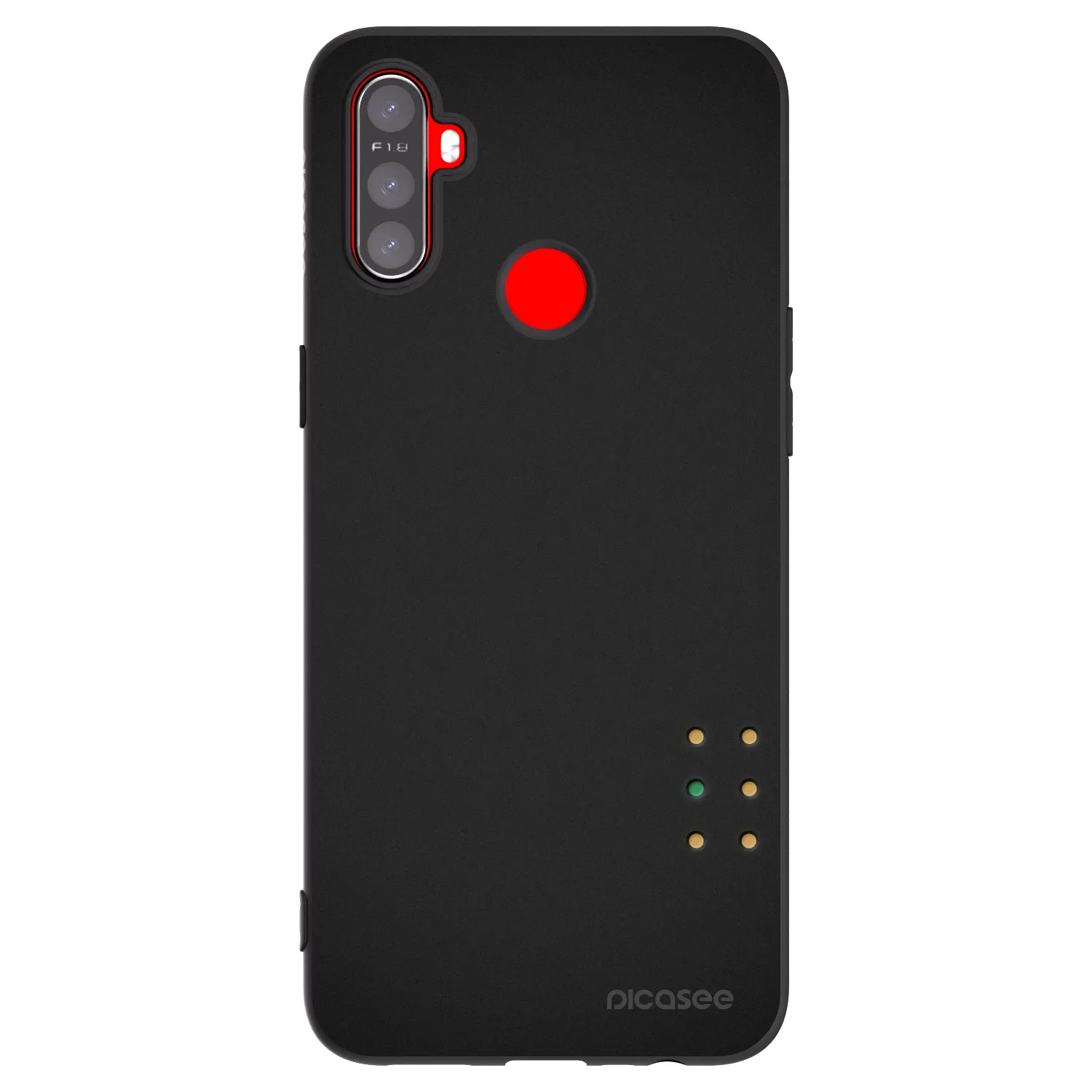 Picasee silikónový čierny obal pre Realme C3 - Pulse