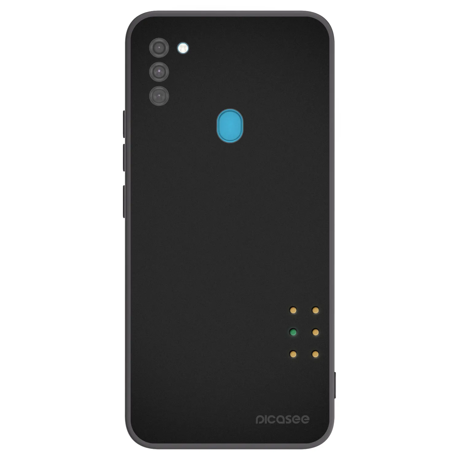 Picasee silikónový čierny obal pre Samsung Galaxy M11 - Pulse