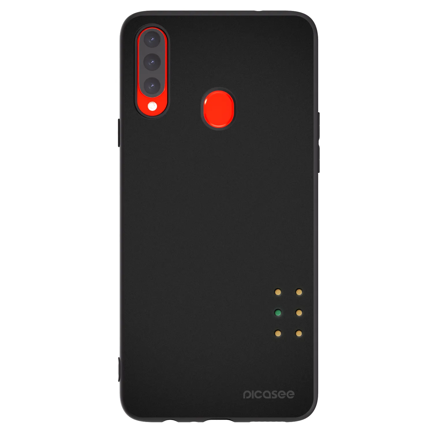 Picasee silikónový čierny obal pre Samsung Galaxy A20s - Pulse