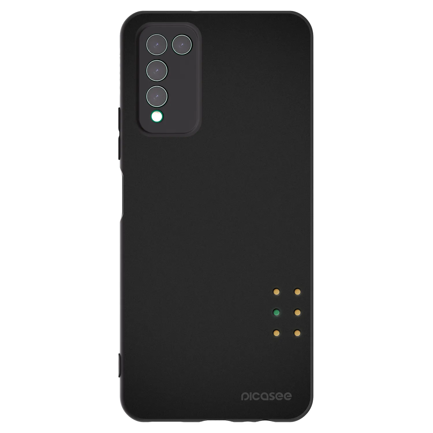 Picasee silikónový čierny obal pre Honor 10X Lite - Pulse