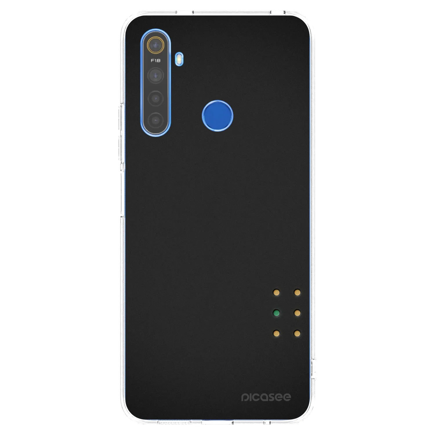 Picasee silikónový prehľadný obal pre Realme 5 - Pulse