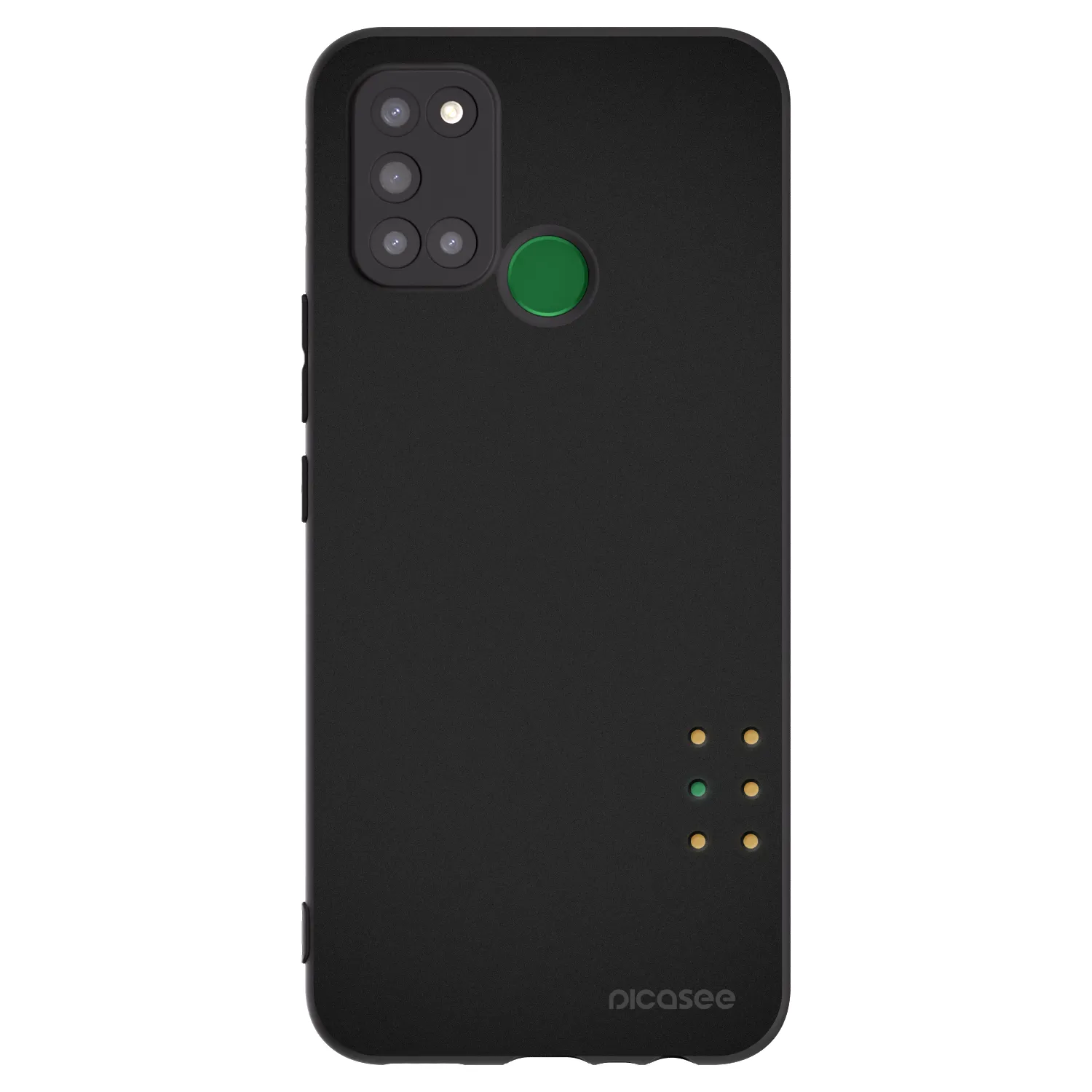 Picasee silikónový čierny obal pre Realme 7i - Pulse