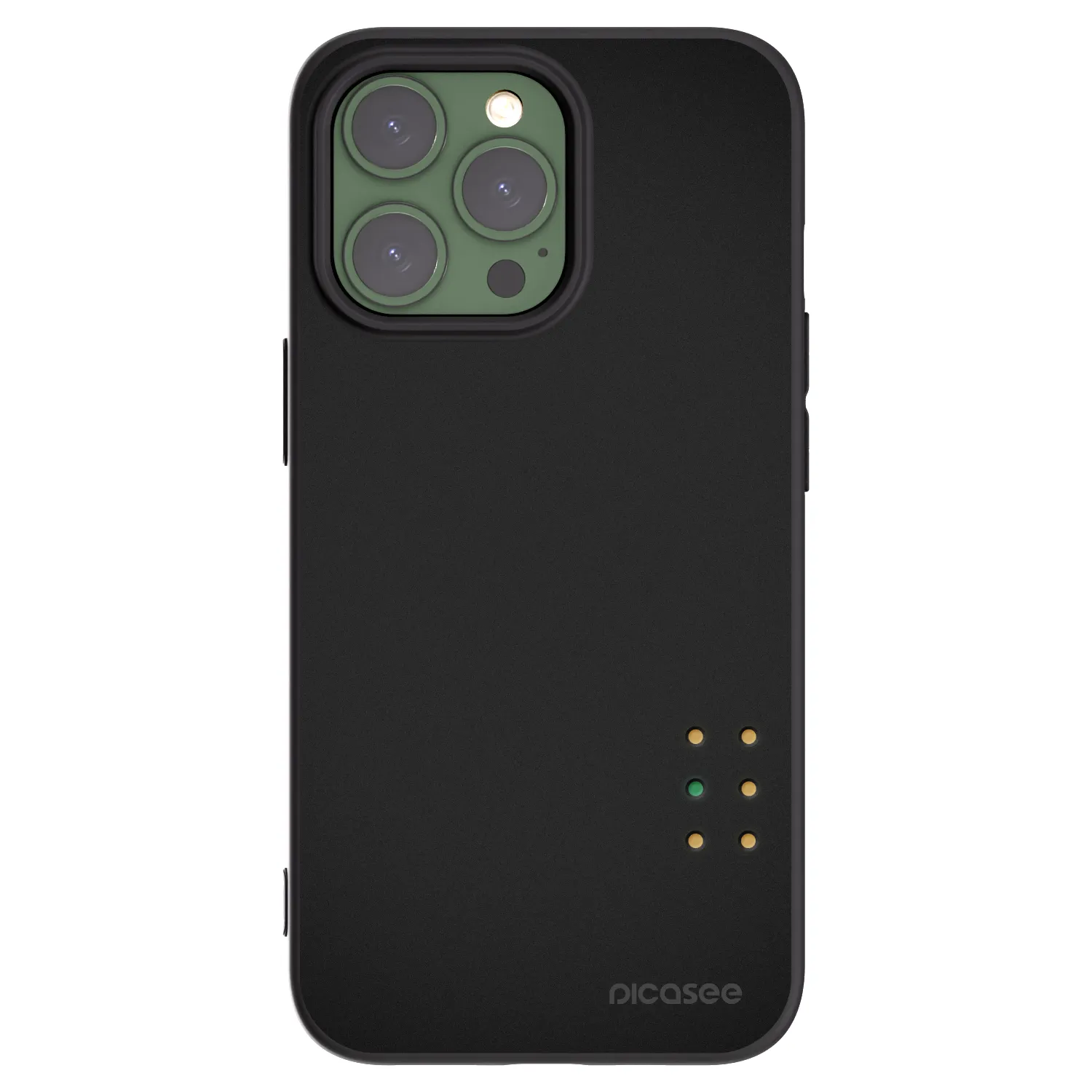 Silikónový čierny obal pre Apple iPhone 13 Pro - Pulse