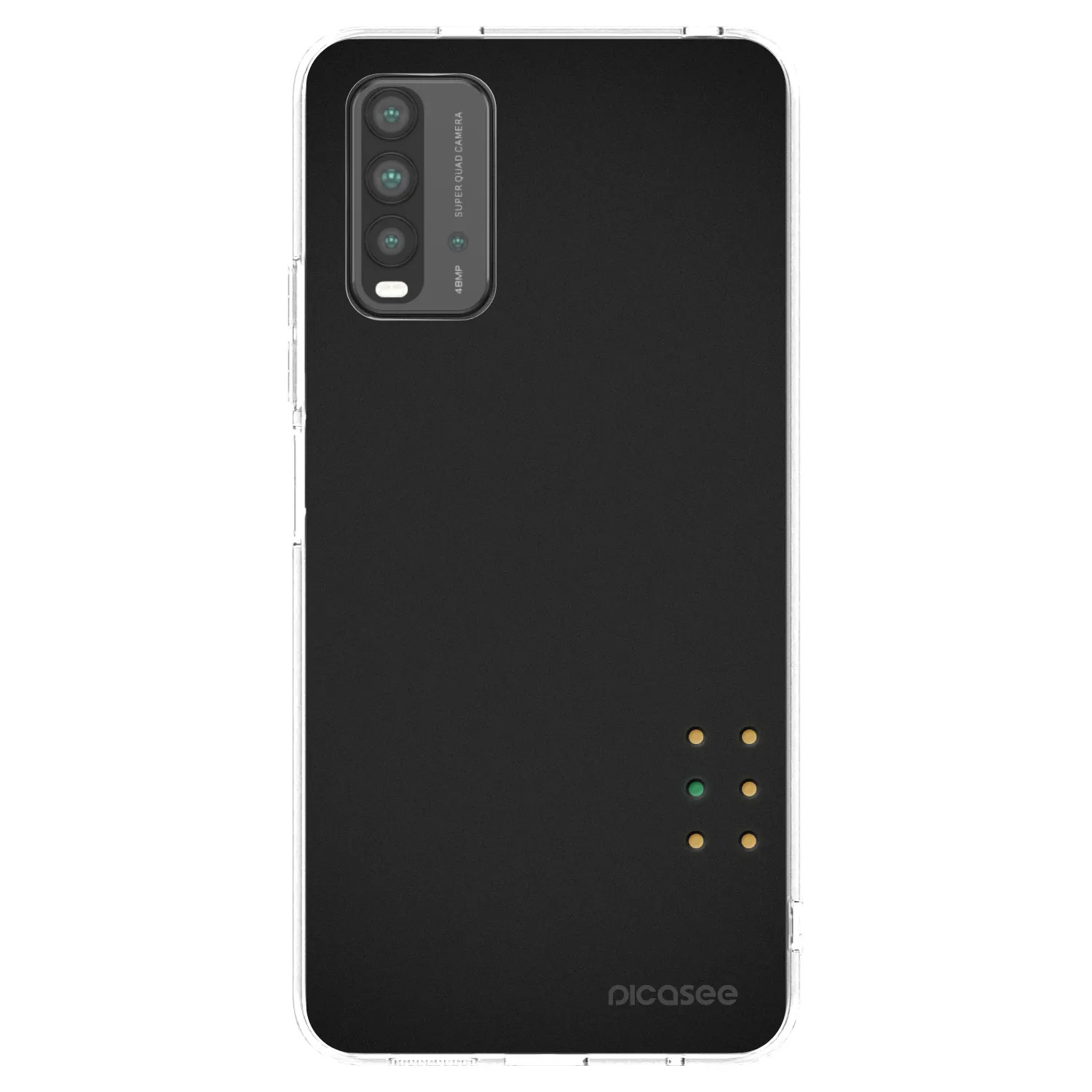 Picasee silikónový čierny obal pre Xiaomi Redmi 9T - Pulse