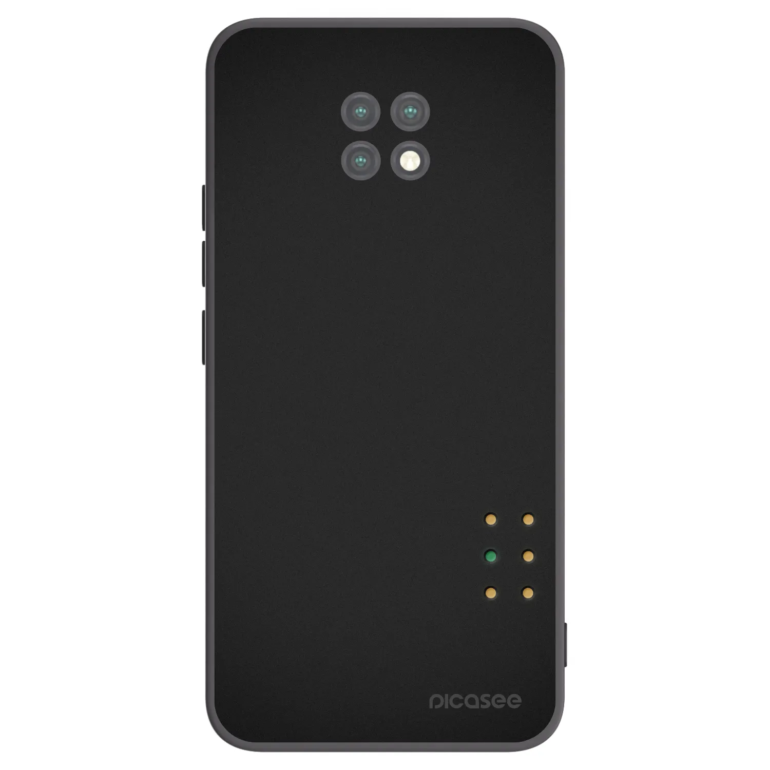 Picasee silikónový čierny obal pre Xiaomi Redmi Note 9T - Pulse