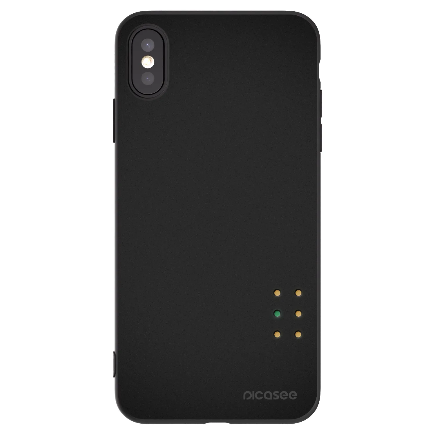 Picasee silikónový čierny obal pre Apple iPhone XS Max - Pulse