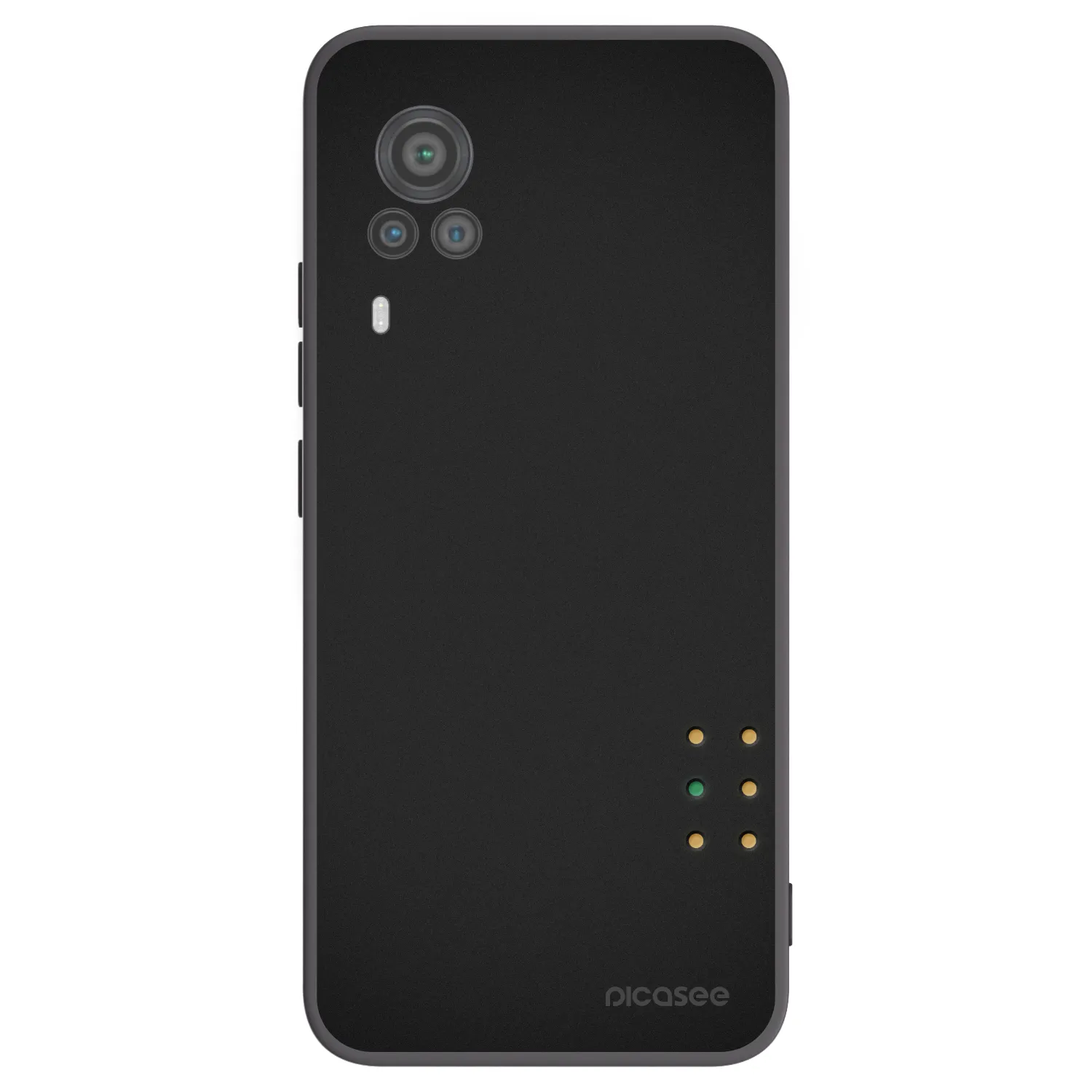 Picasee silikónový čierny obal pre Vivo X60 Pro 5G - Pulse