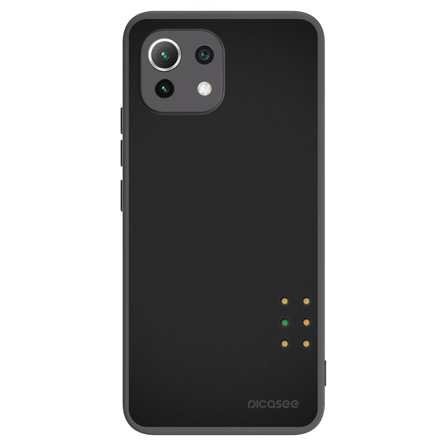 Picasee silikónový čierny obal pre Xiaomi 11 Lite 5G NE - Pulse