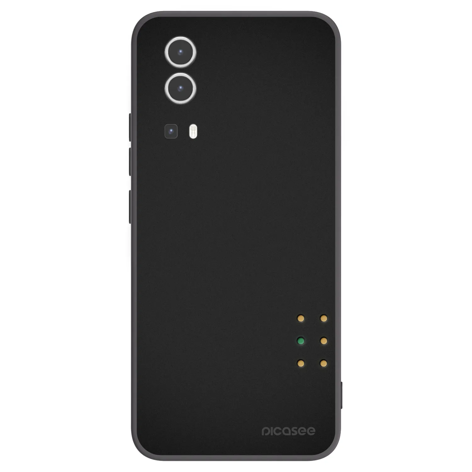 Picasee silikónový čierny obal pre Vivo Y72 5G - Pulse