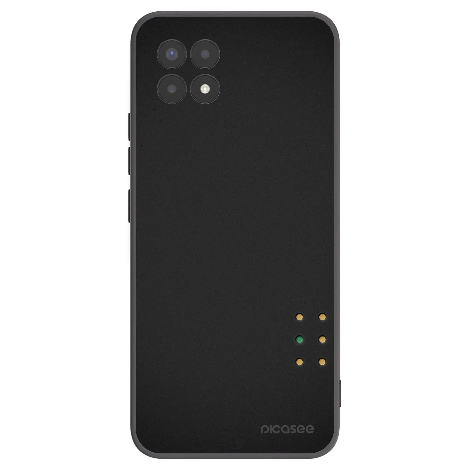 Picasee silikónový čierny obal pre Realme 8i - Pulse
