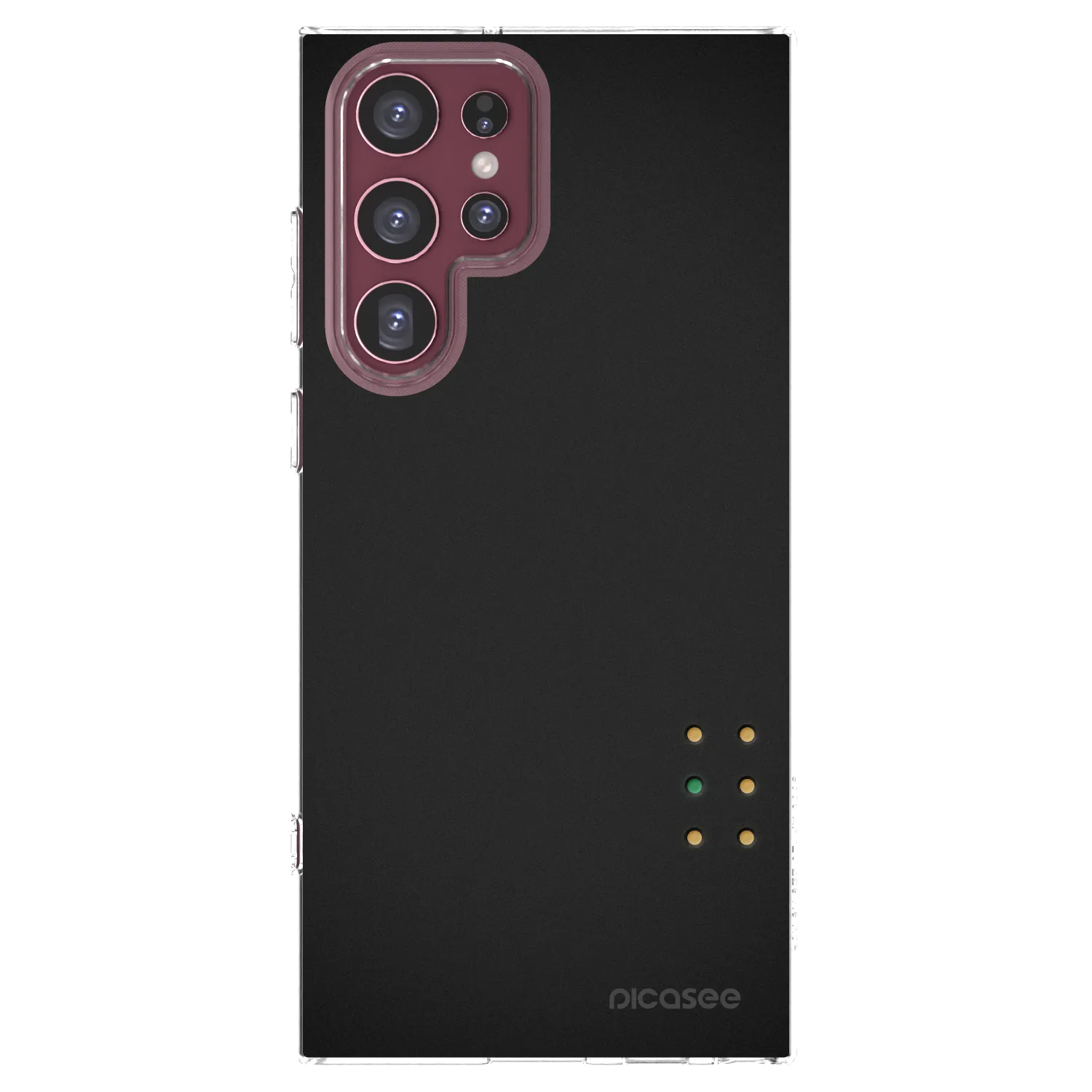 Picasee silikónový prehľadný obal pre Samsung Galaxy S22 Ultra 5G - Pulse