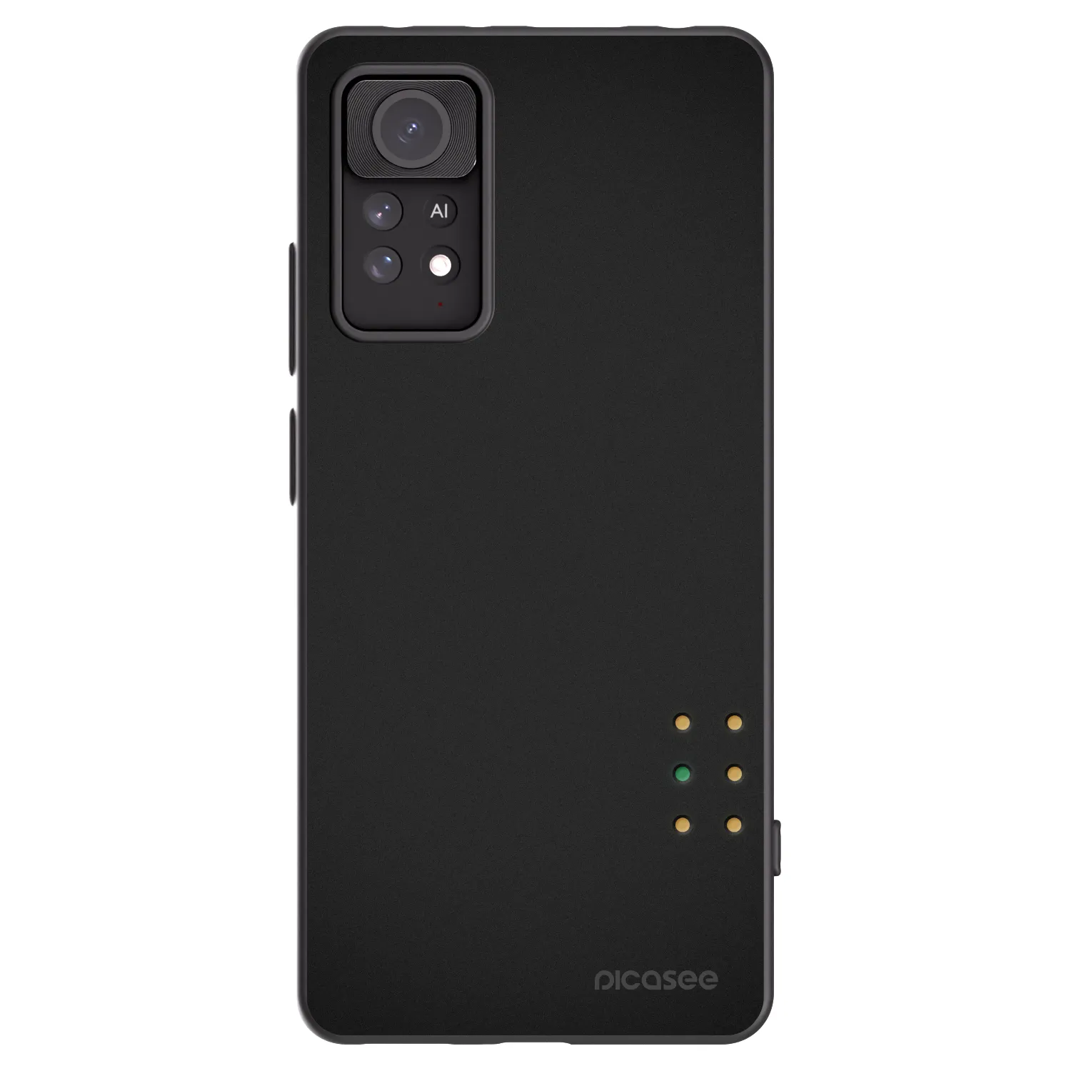 Picasee silikónový čierny obal pre Xiaomi Redmi Note 11 Pro - Pulse