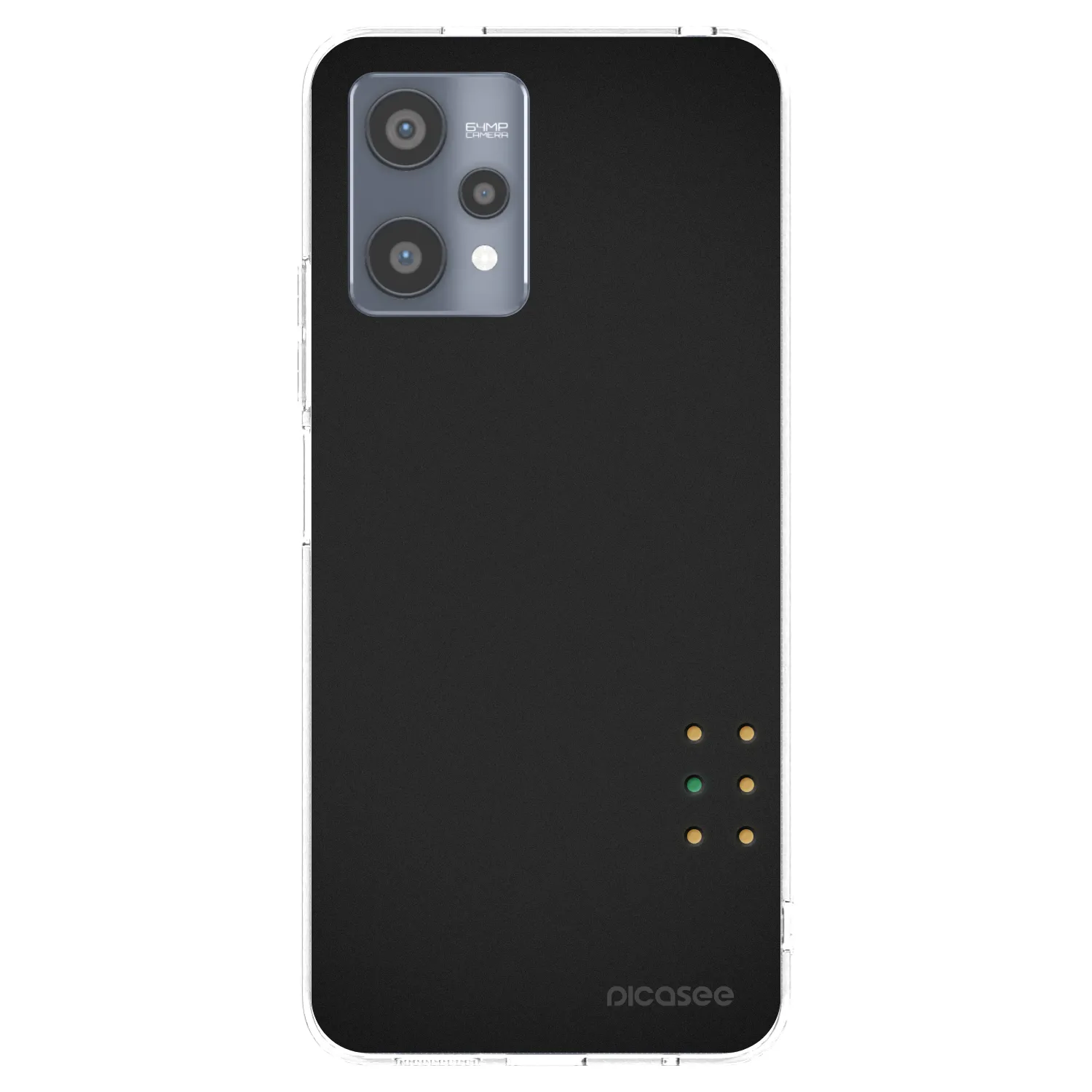 Picasee silikónový prehľadný obal pre Realme 9 Pro 5G - Pulse