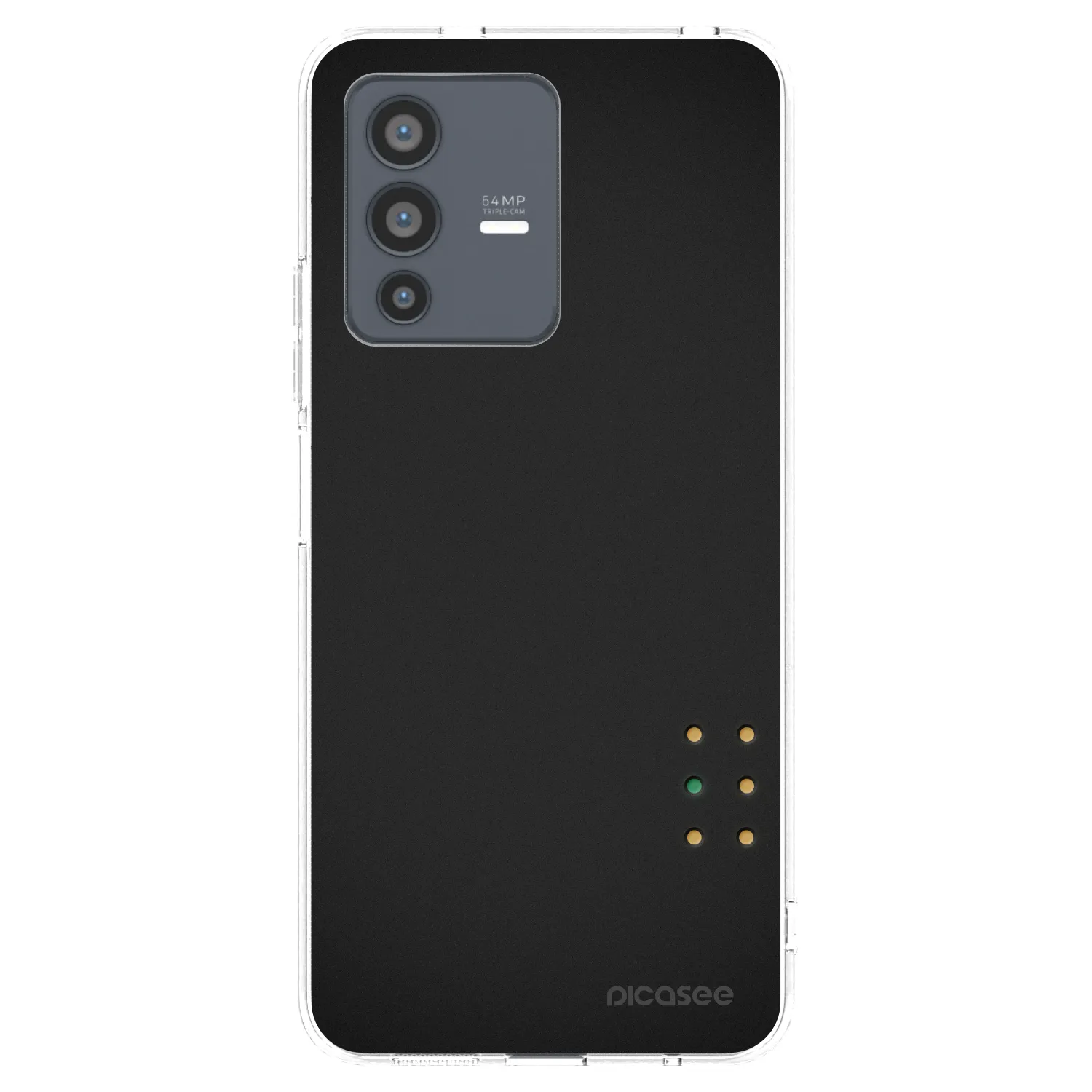 Picasee silikónový prehľadný obal pre Vivo V23 5G - Pulse