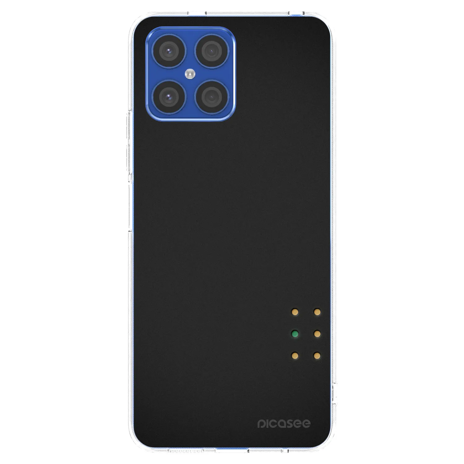 Picasee silikónový prehľadný obal pre Honor X8 4G - Pulse